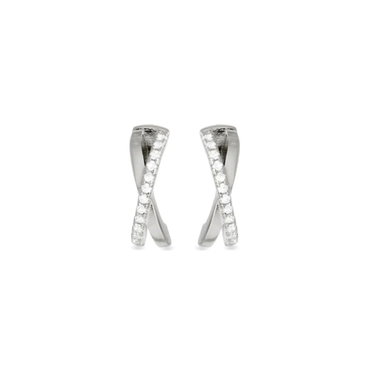 Pendientes Sabuk Plata De Ley 925 - Sabuk BLANCO
