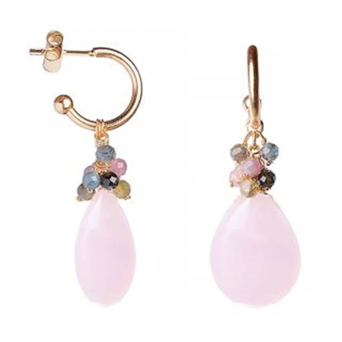 Pendientes Sahme Plata De Ley 925 - Sahme ROSA