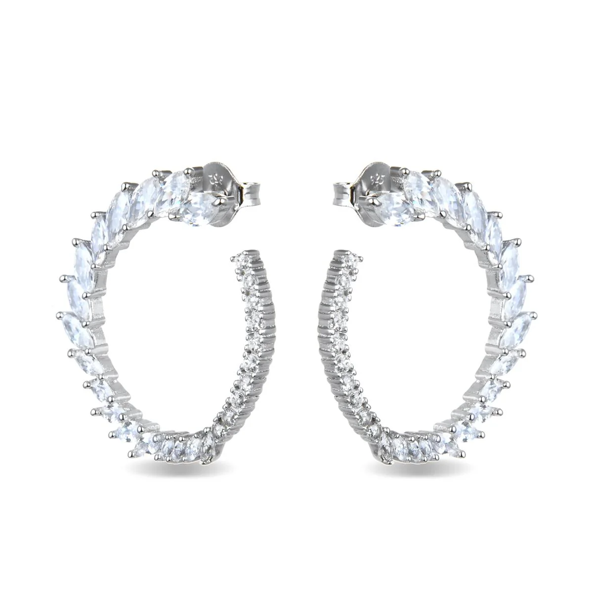 Pendientes Sahya Plata De Ley 925 - Sahya BLANCO - Image 2
