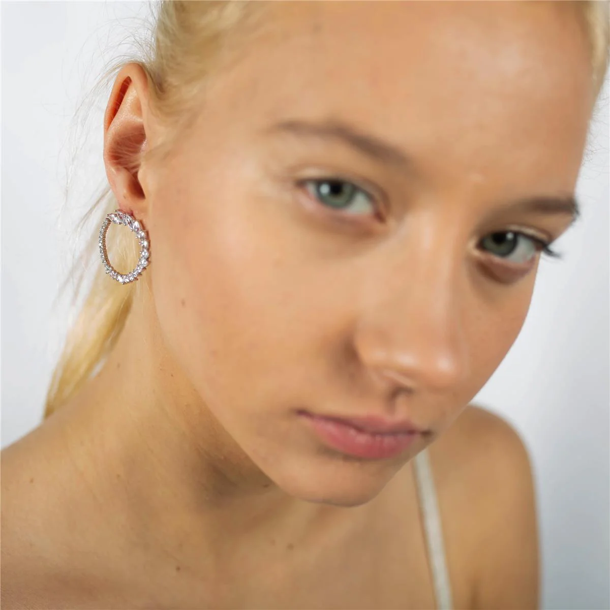Pendientes Sahya Plata De Ley 925 - Sahya BLANCO - Image 4