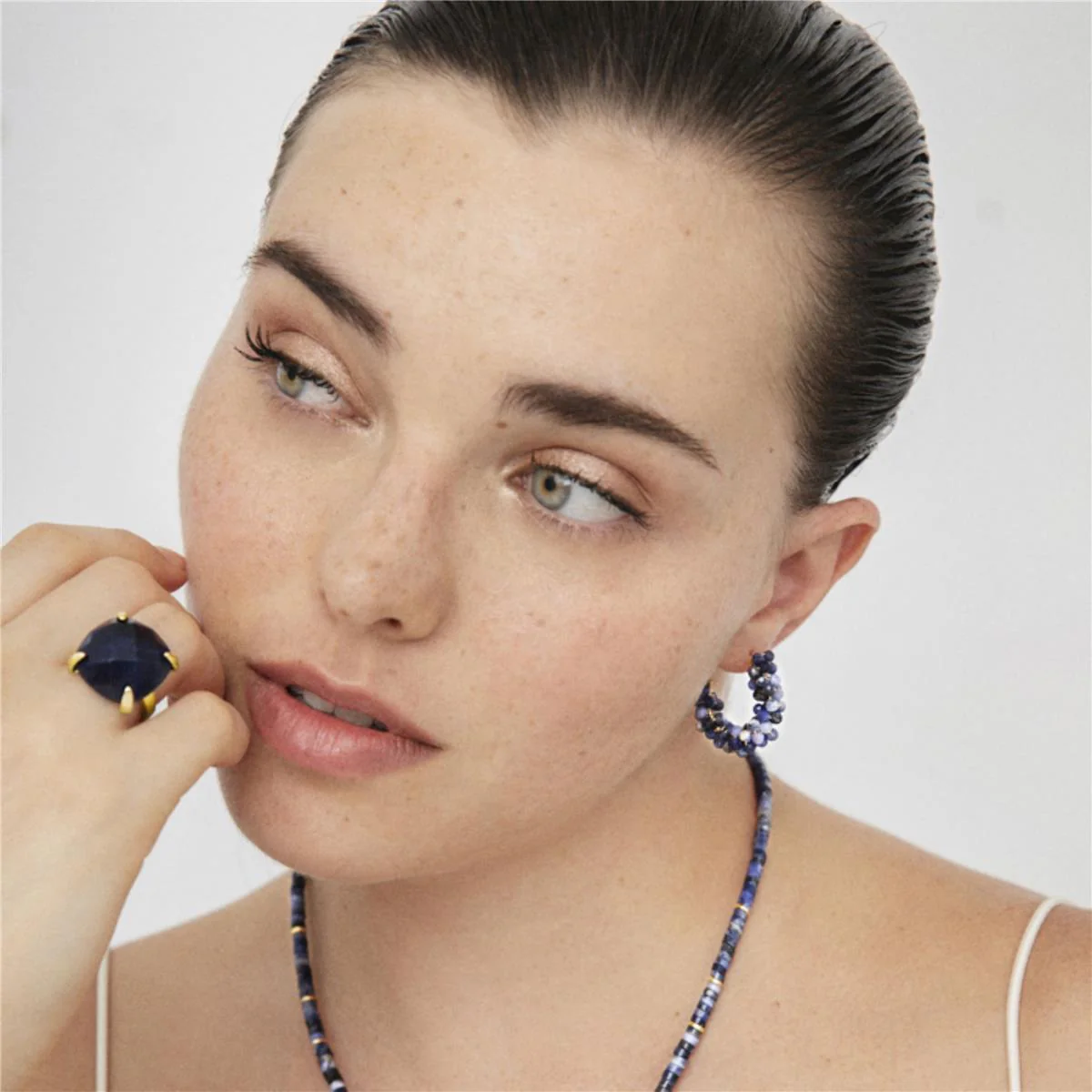 Pendientes Salblai Plata De Ley 925 - Salblai AZUL - Image 2