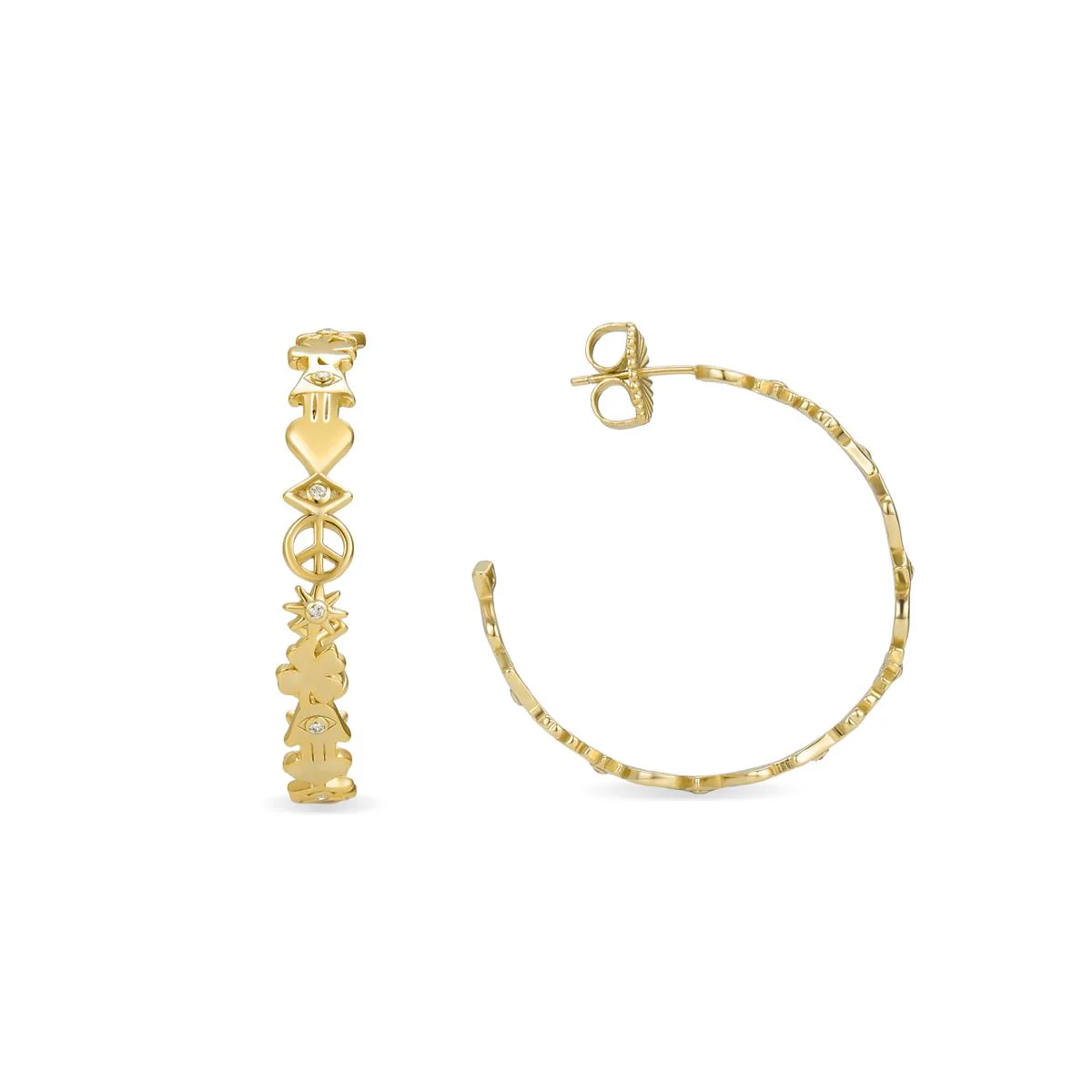 Pendientes Samed Plata De Ley 925 - Samed AMARILLO