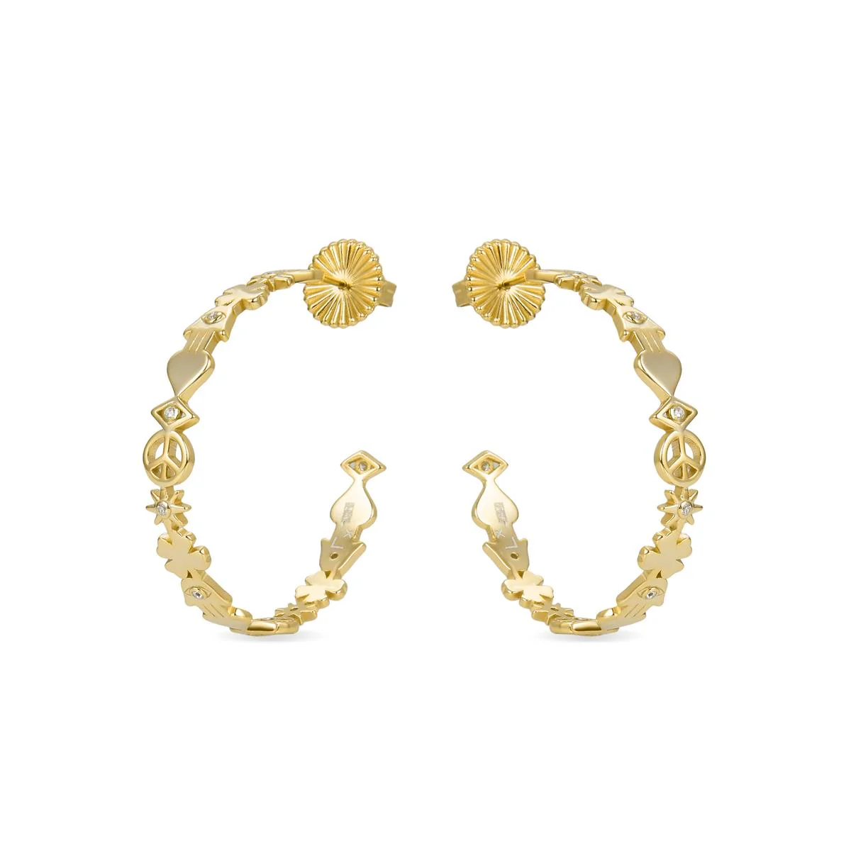 Pendientes Samed Plata De Ley 925 - Samed AMARILLO - Image 2