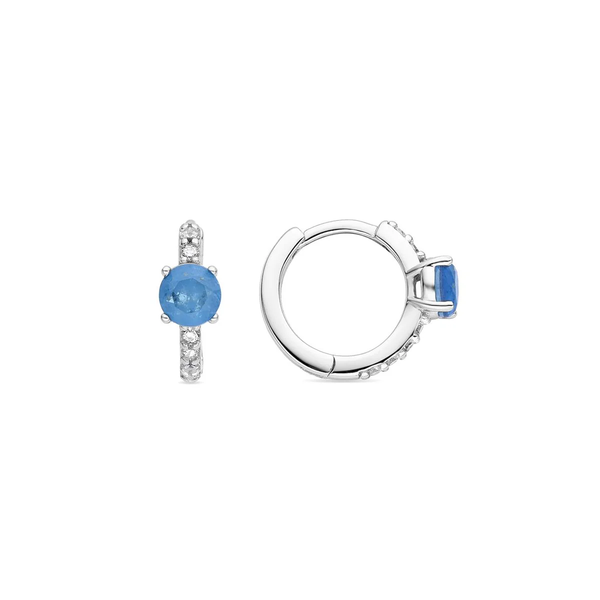 Pendientes Saneu Plata De Ley 925 - Saneu AZUL