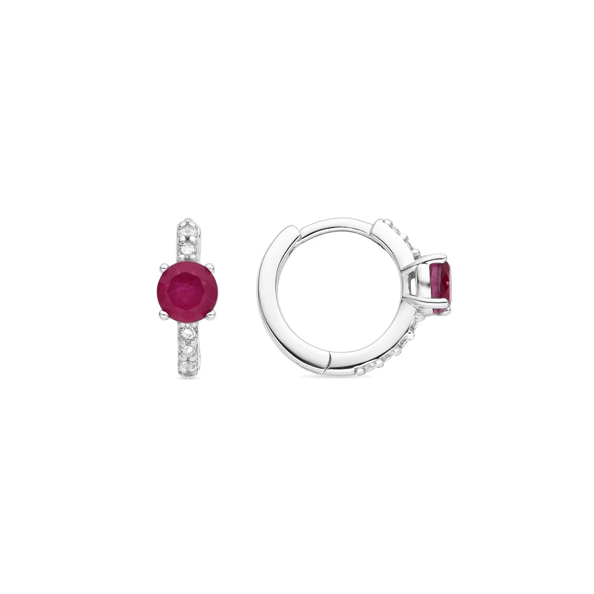 Pendientes Saneu Plata De Ley 925 - Saneu ROSA
