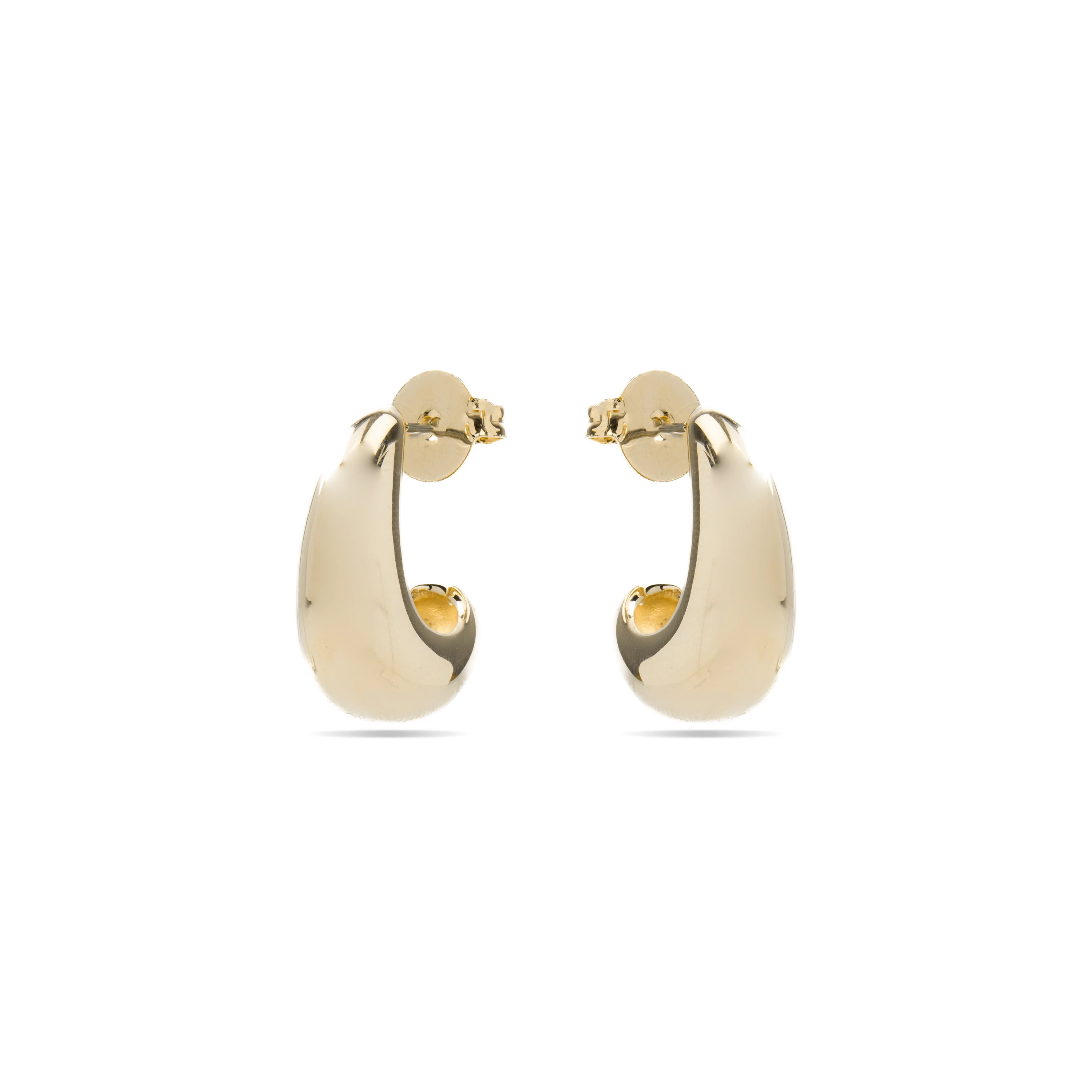 Pendientes de 22mm de diámetro acabado Oro Amarillo 18K - Sanky - Image 3