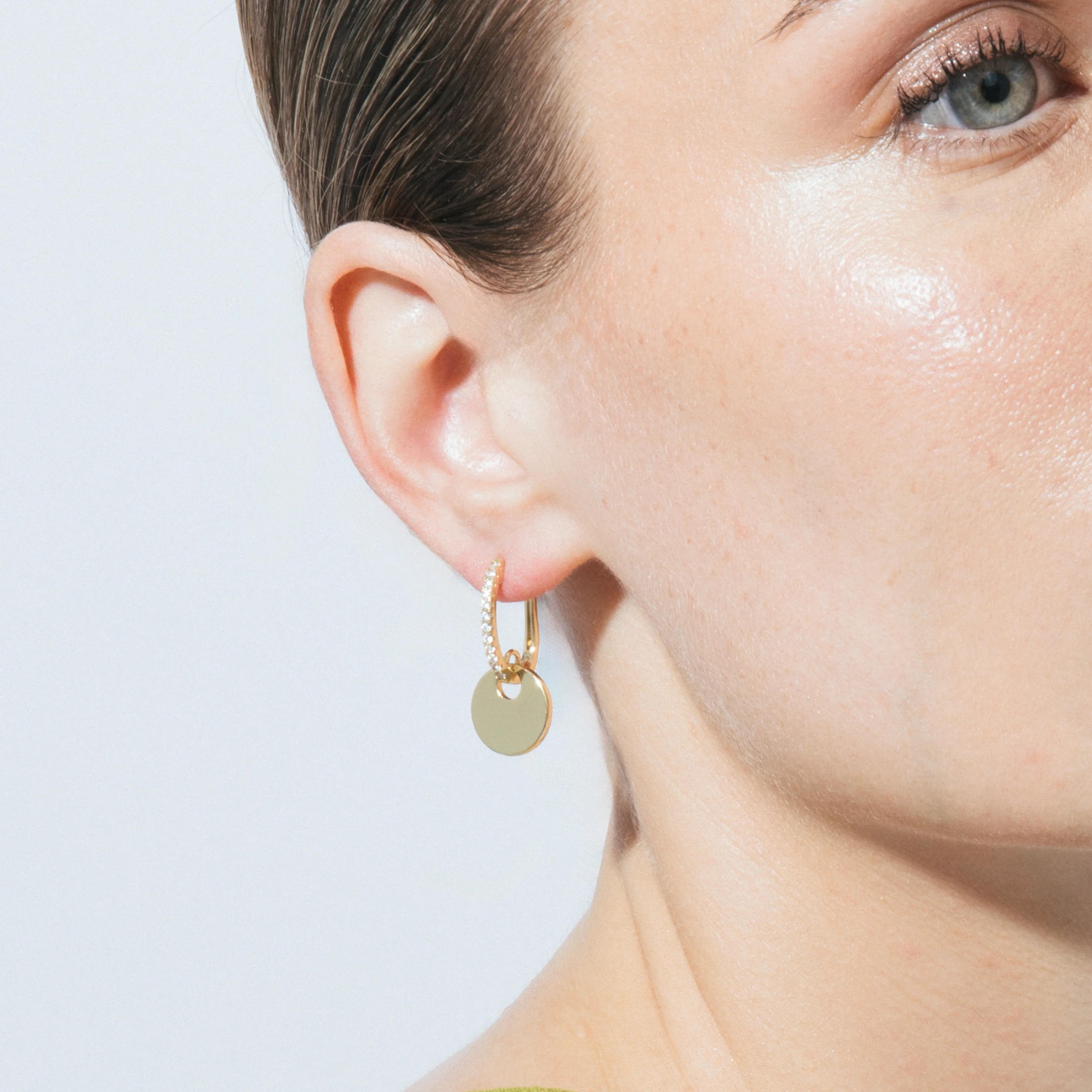 Pendientes acabado en oro amarillo 18k - Sarif - Image 4