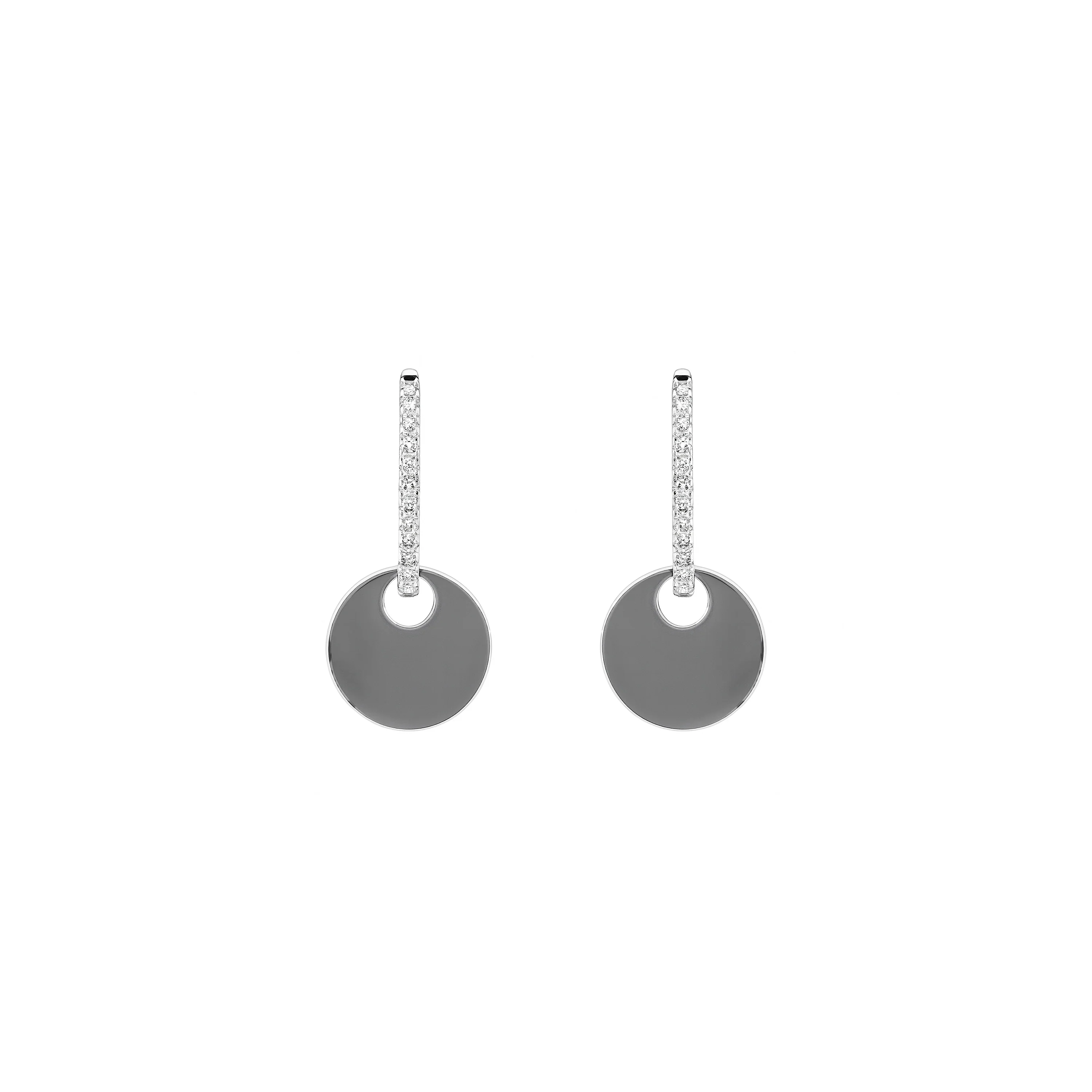 Pendientes acabado en Plata de Ley 925 - Sarif
