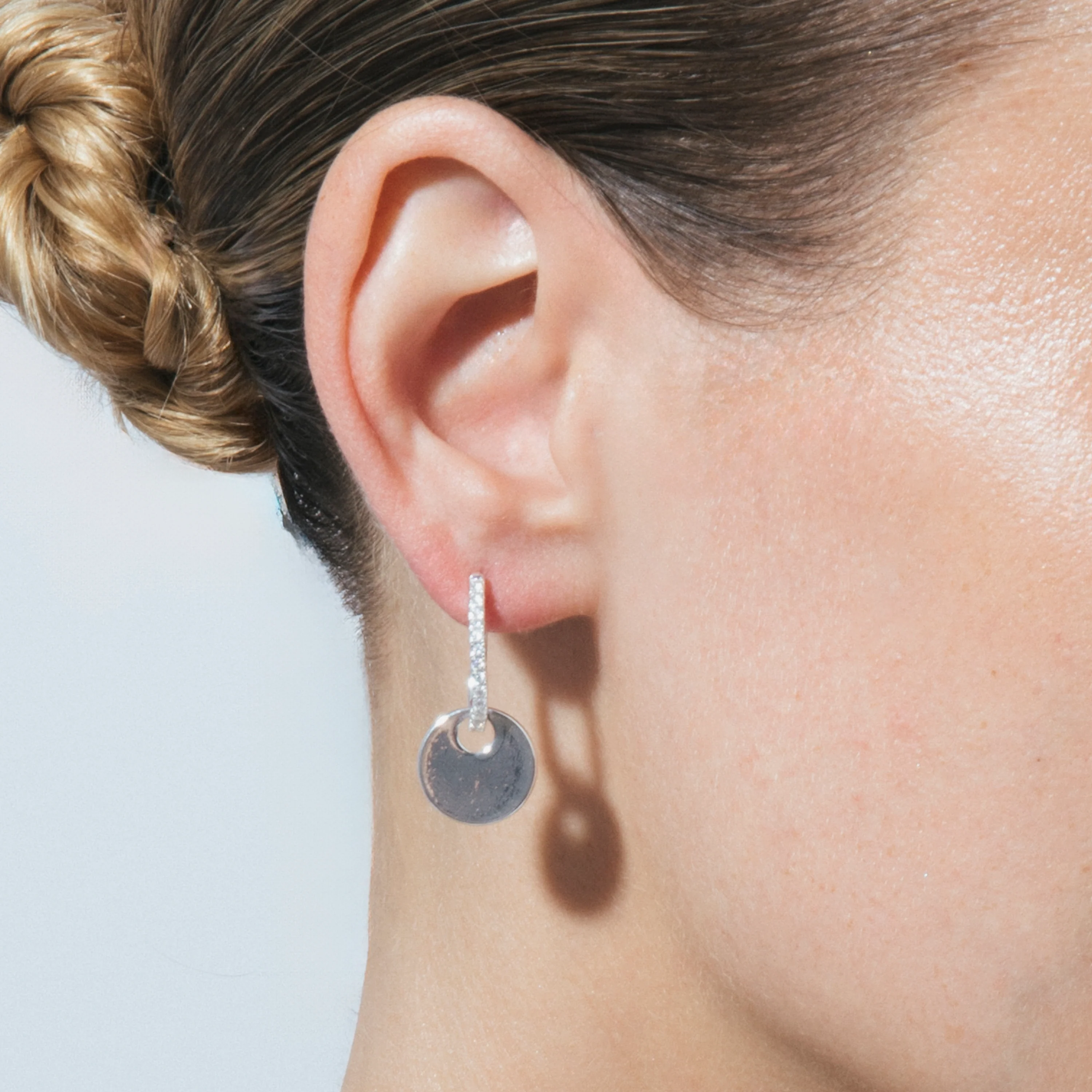 Pendientes acabado en Plata de Ley 925 - Sarif - Image 4