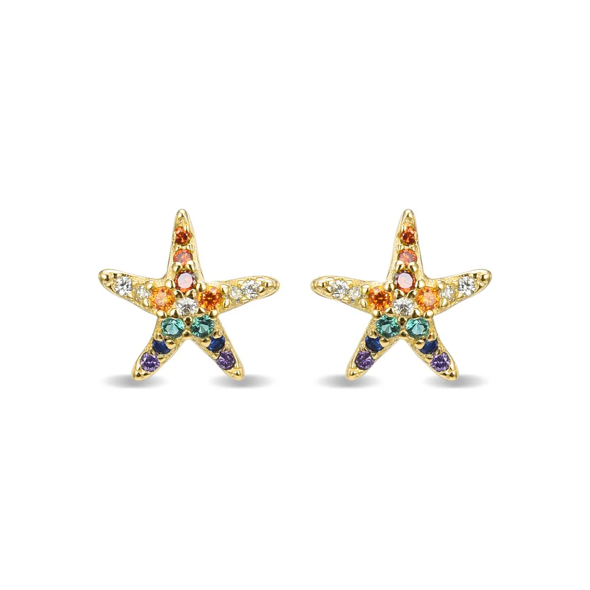 Pendientes Sarij Plata De Ley 925 - Sarij MULTICOLOR