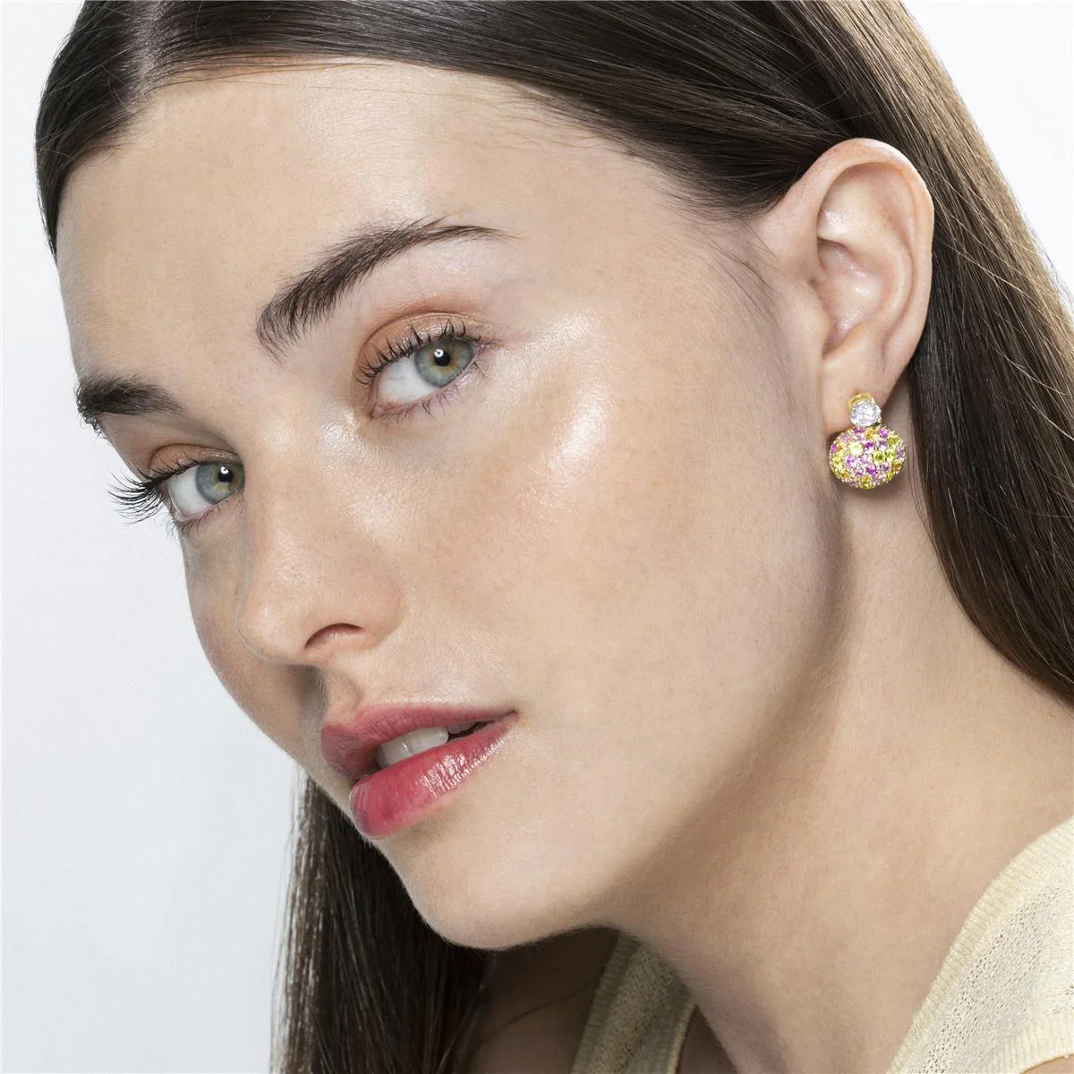 Pendientes Sarir Plata de Ley 925 - Sarir MULTICOLOR - Image 2