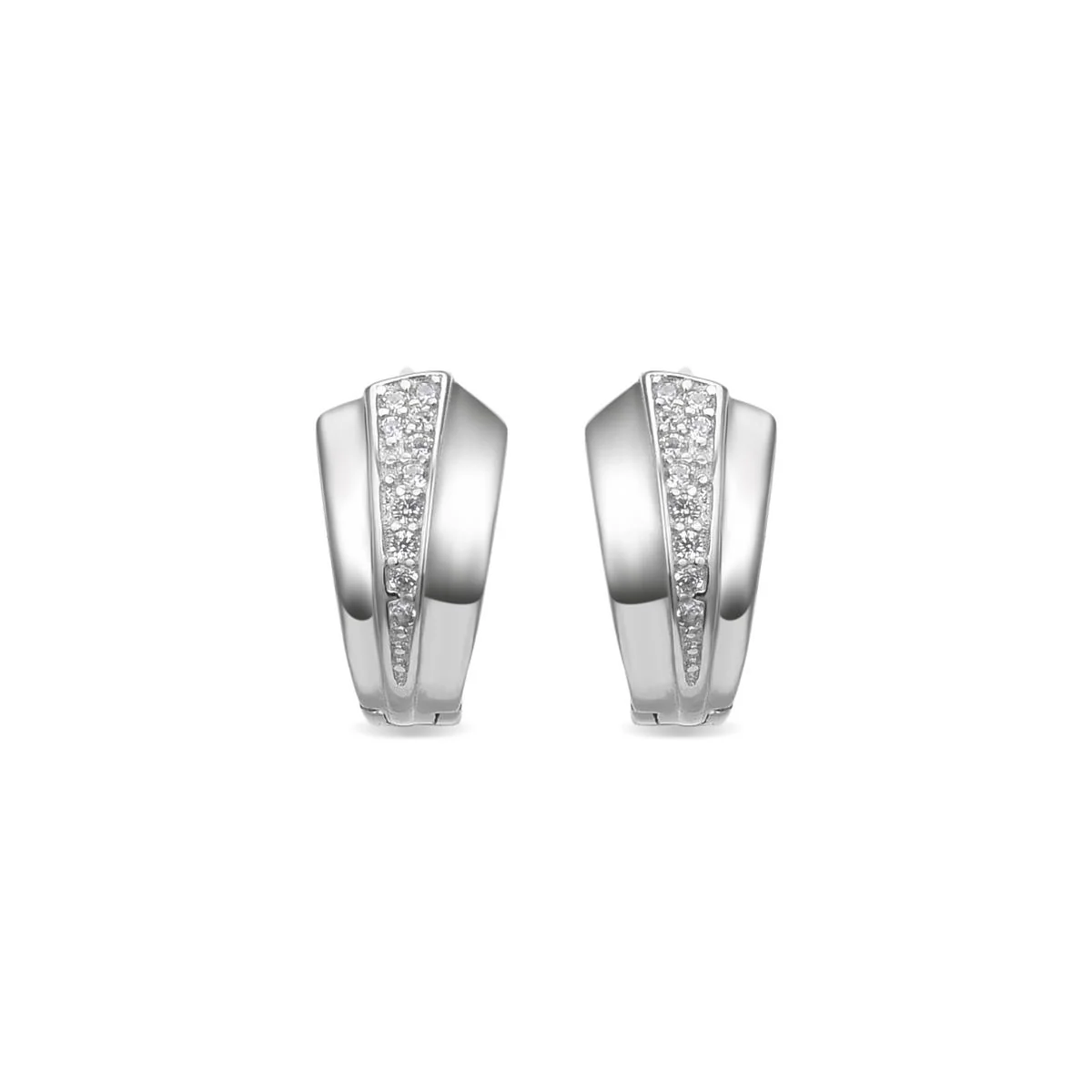 Pendientes Sawah Plata De Ley 925 - Sawah BLANCO - Image 2