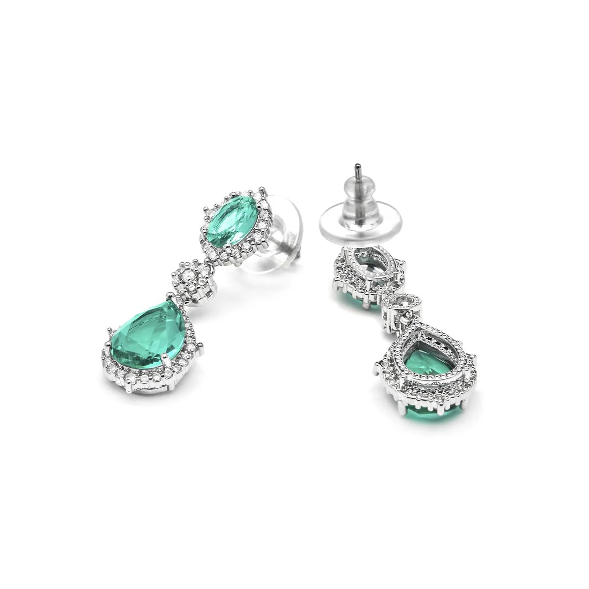 Pendientes Sazad acabado plata - Sazad BLANCO - Image 3