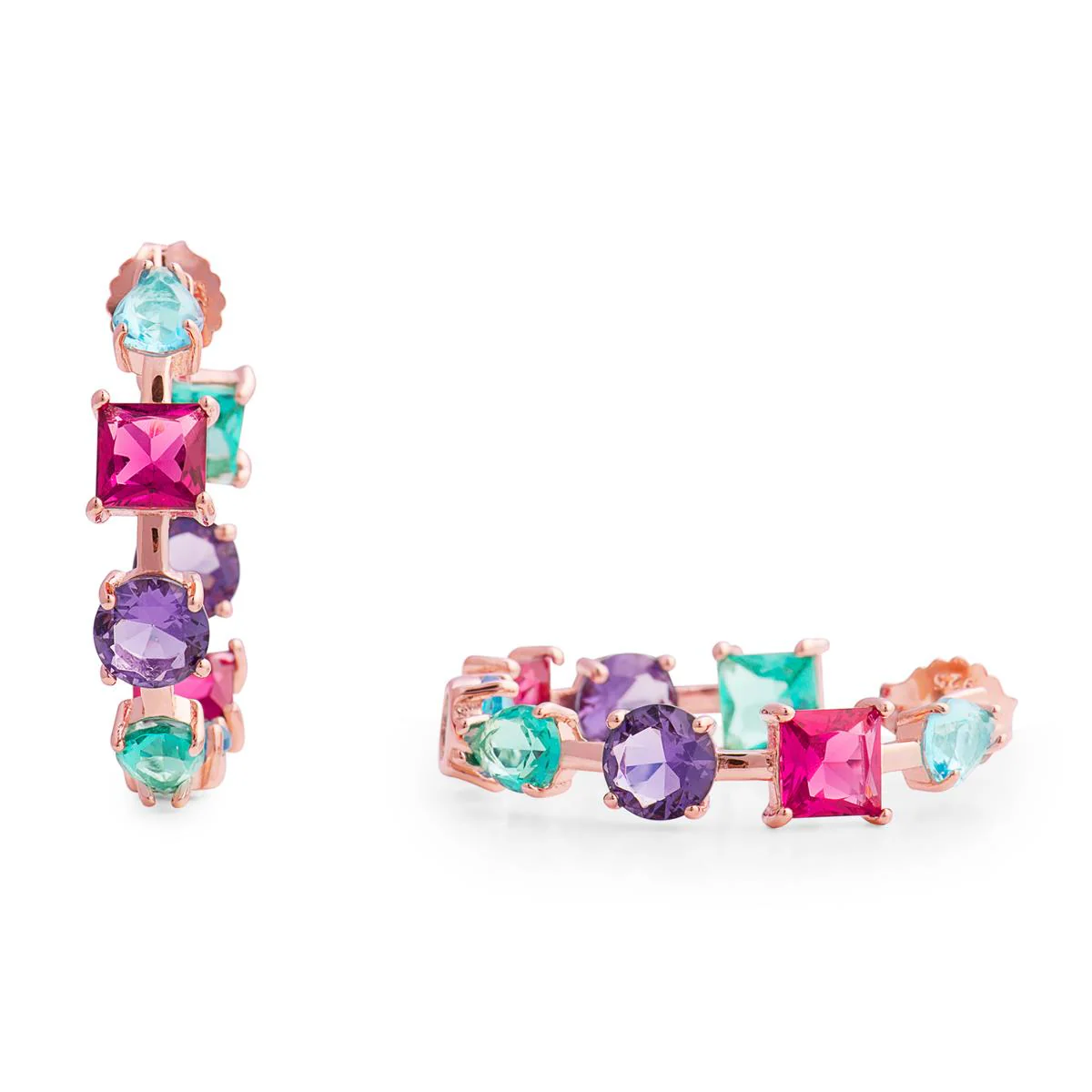 Pendientes Seatre Plata De Ley 925 - Seatre MULTICOLOR - Image 3