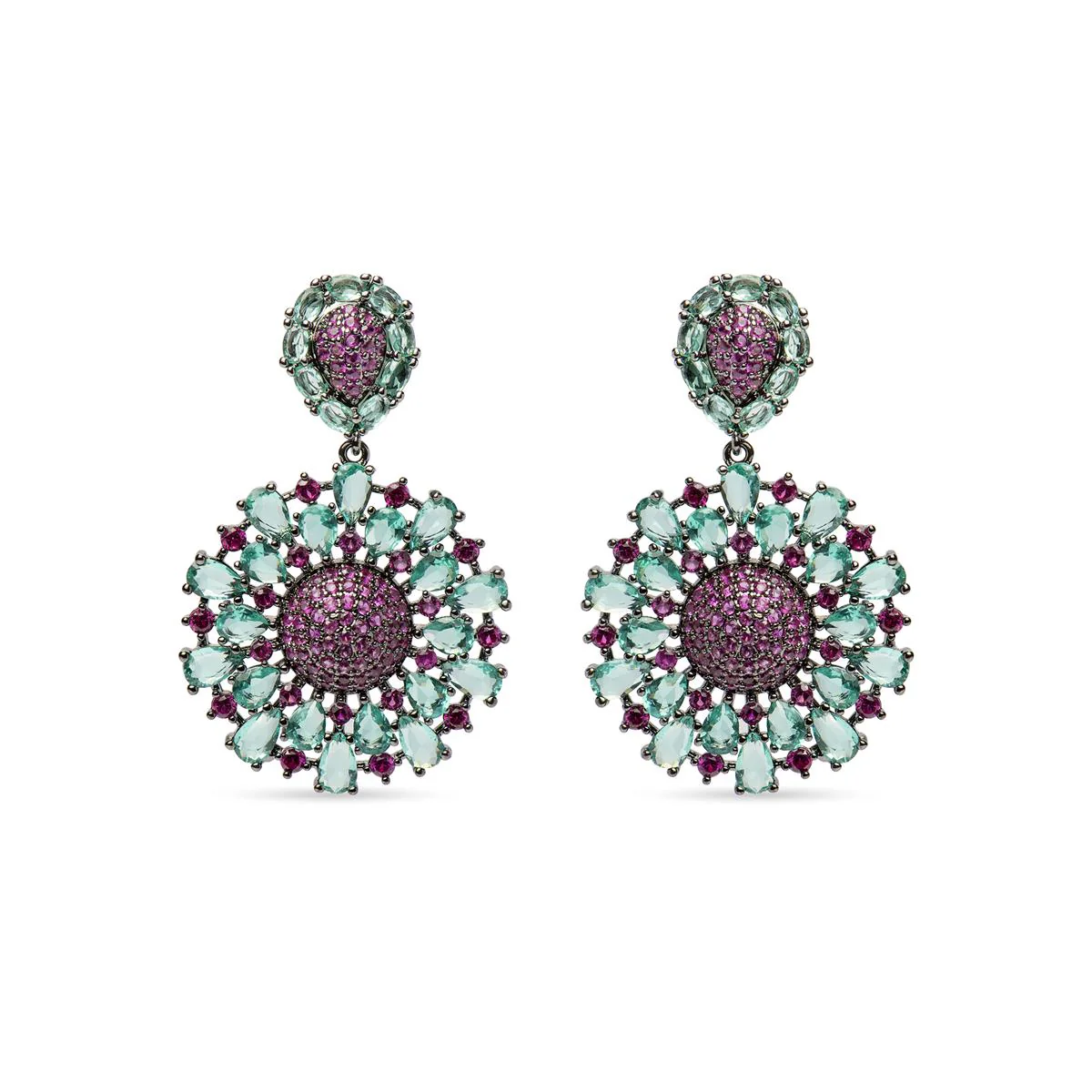 Pendientes Sedae Plata De Ley 925 - Sedae MULTICOLOR
