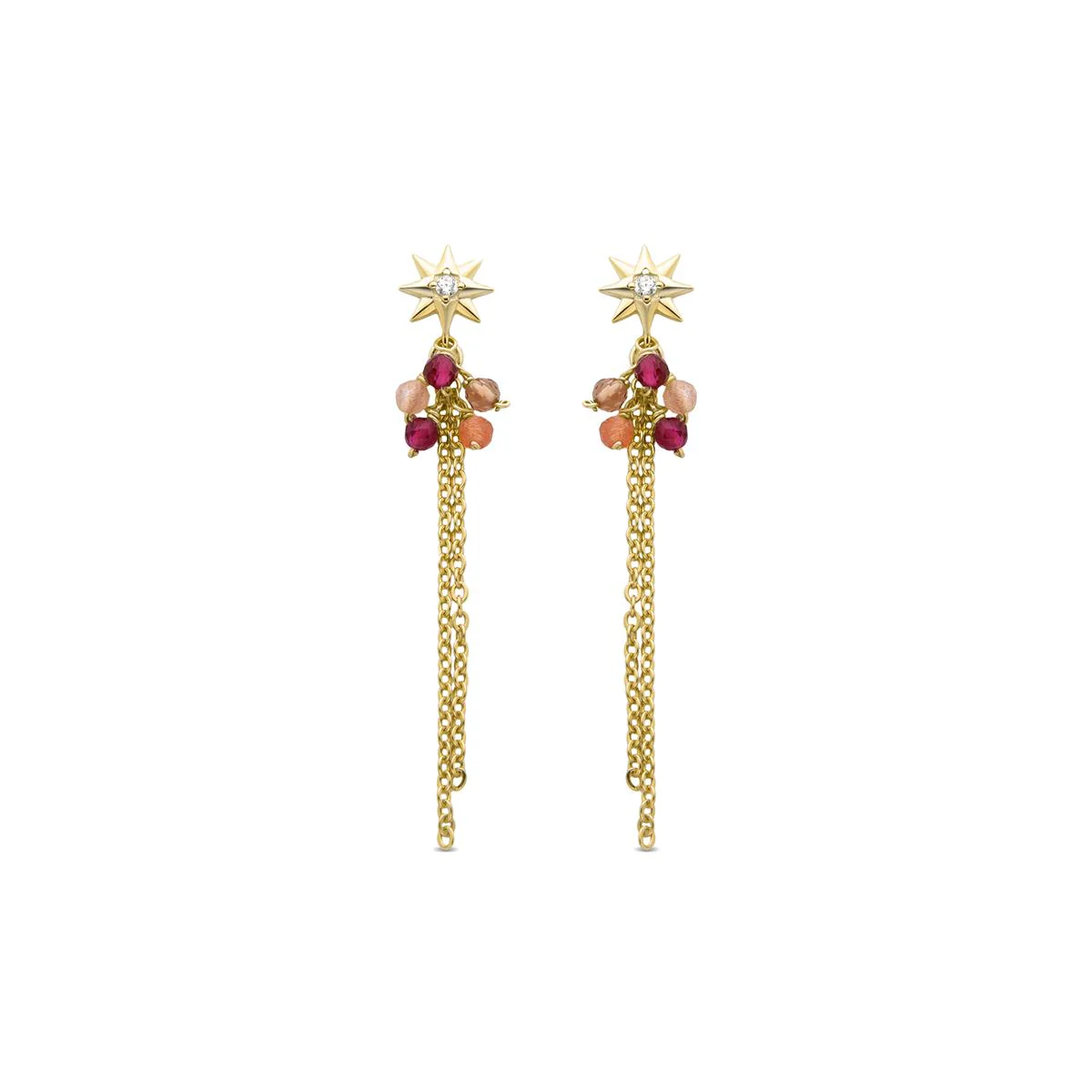 Pendientes Sekhay Plata de Ley 925 - Sekhay MULTICOLOR