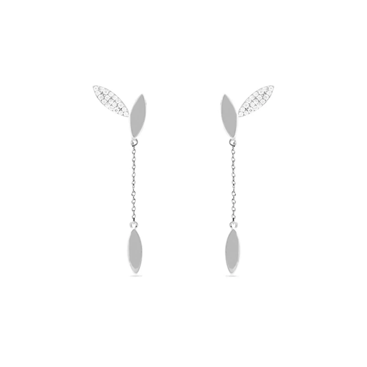 Pendientes Serkhor Plata De Ley 925 - Serkhor BLANCO