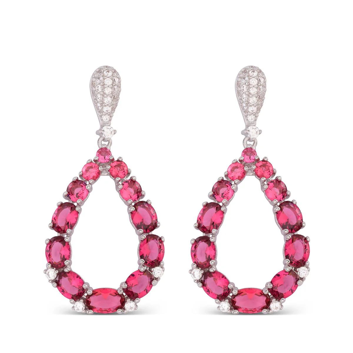 Pendientes Seru Plata De Ley 925 - Seru ROJO
