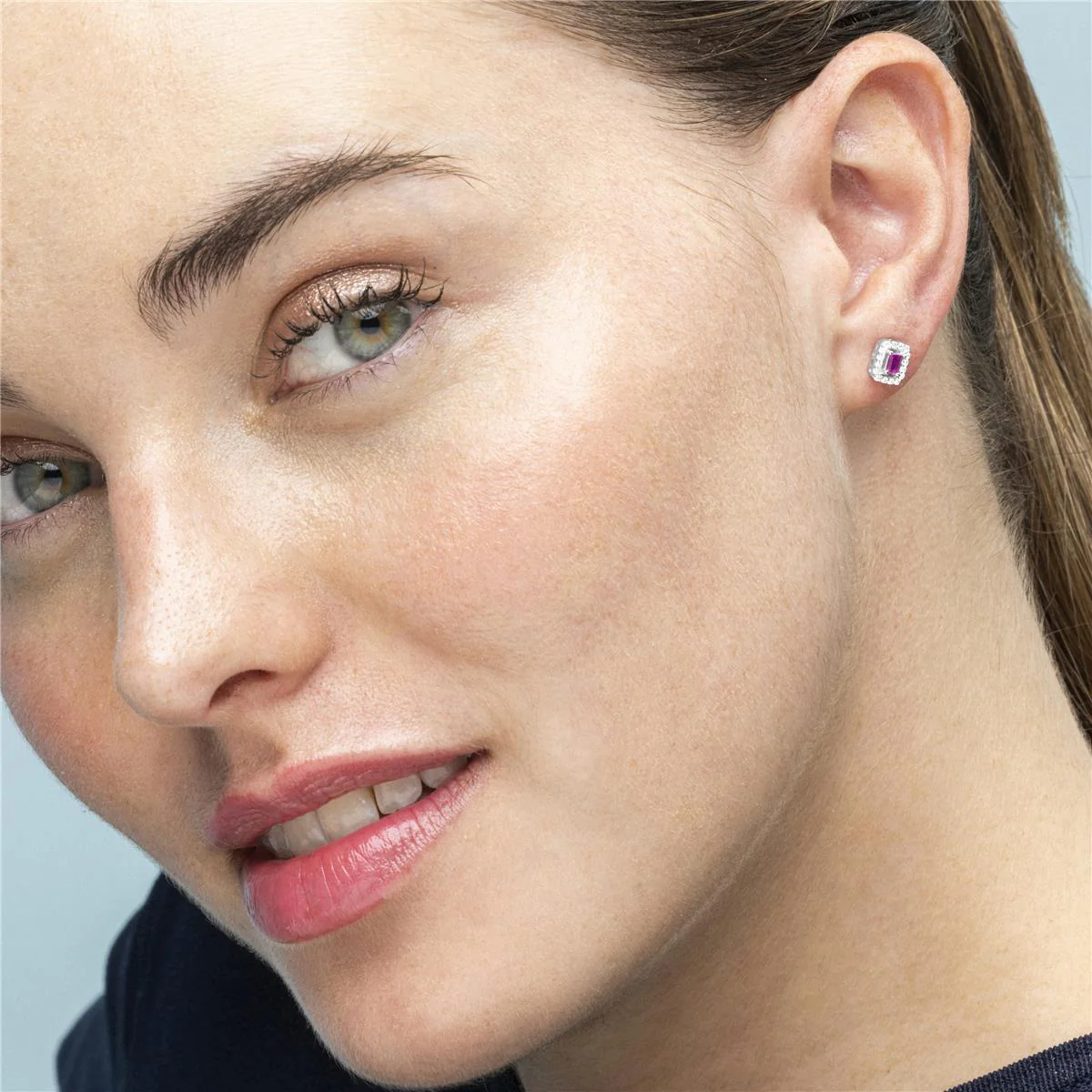Pendientes Sesh Plata de Ley 925 - Sesh ROJO - Image 3