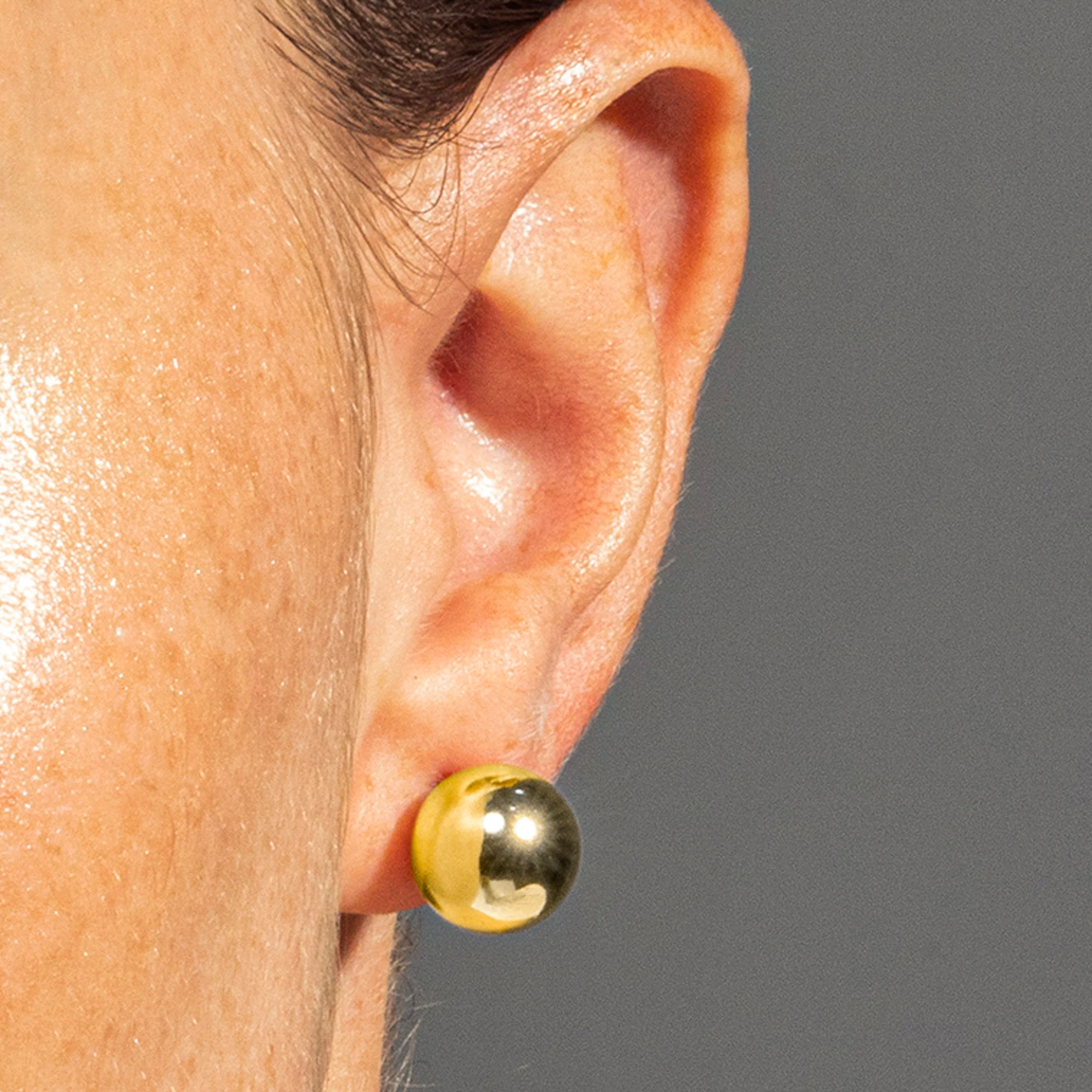 Pendientes acabado oro 18K - Gnis - Image 4