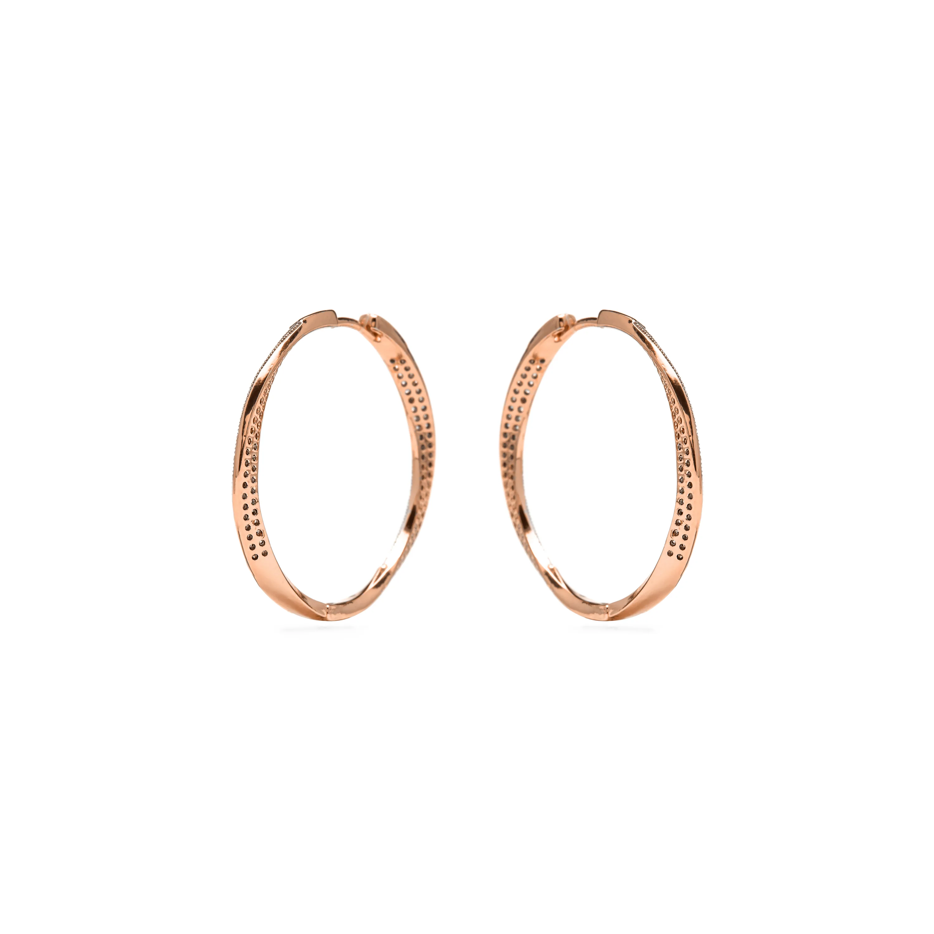 Pendientes de Circonita Brillante acabado en oro amarillo de 18k - Dakrim - Image 3