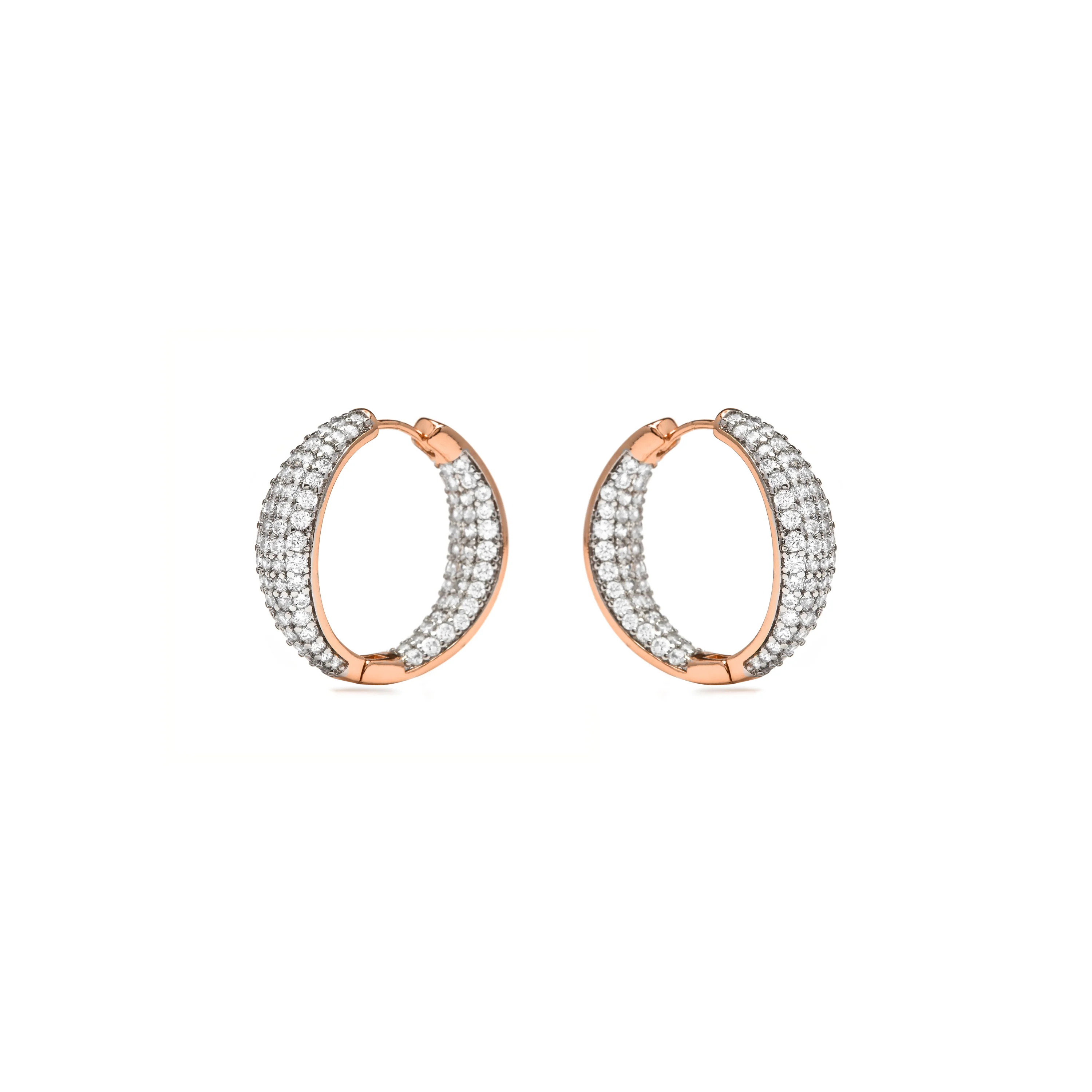 Pendientes de Circonita Brillante acabado en oro amarillo de 18k - Syuco - Image 3