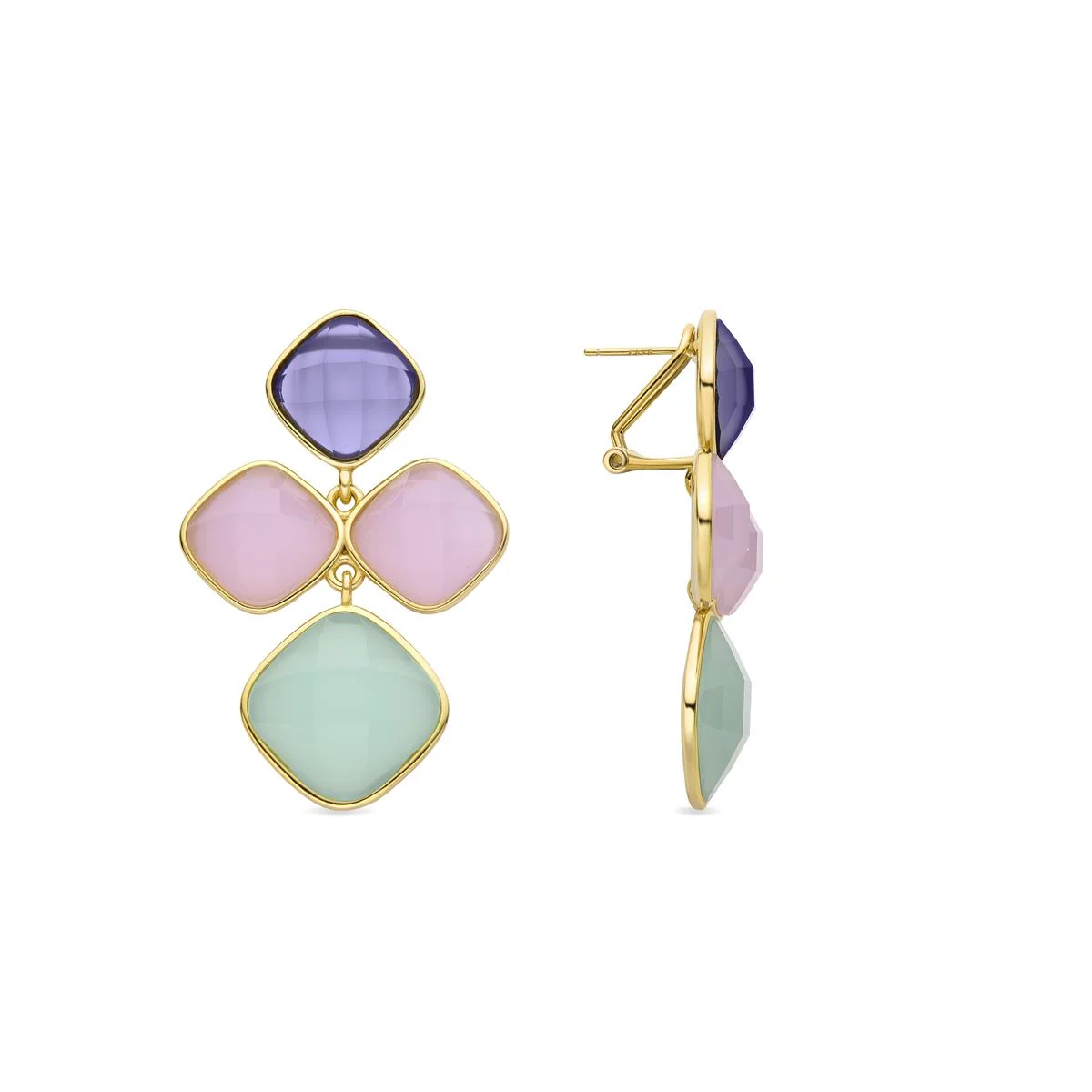 Pendientes Shaki Plata De Ley 925 - Shaki MULTICOLOR