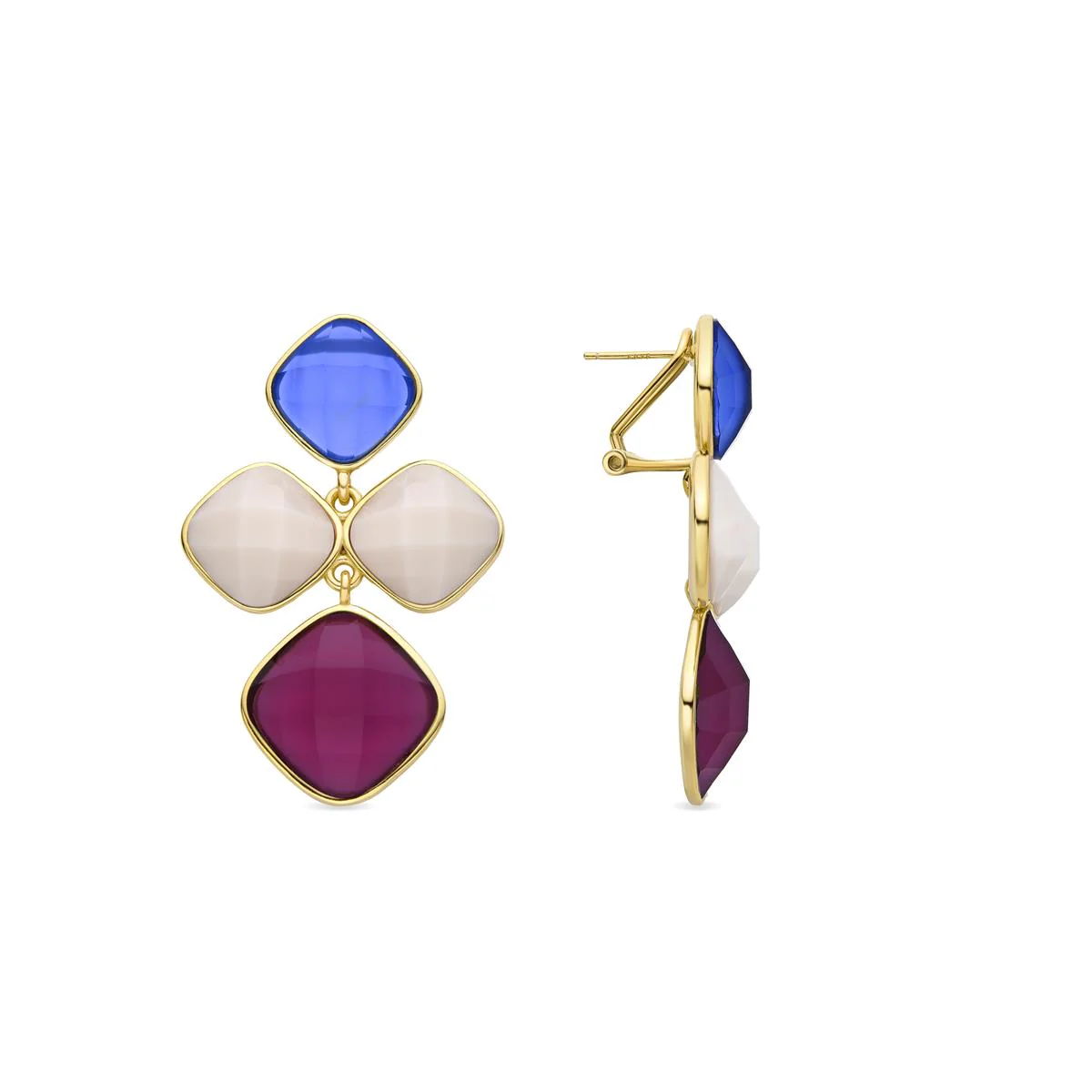 Pendientes Shaki Plata De Ley 925 - Shaki MULTICOLOR