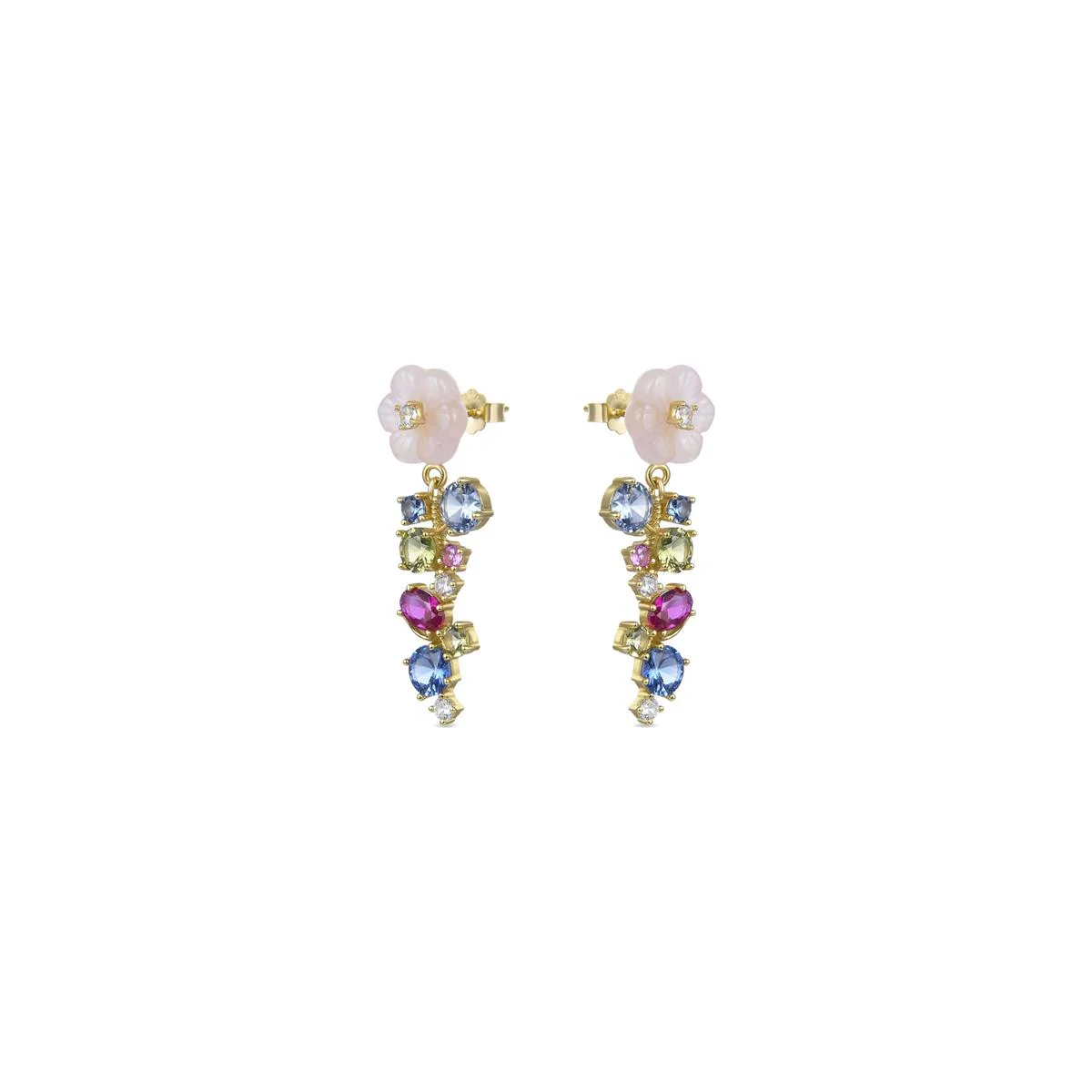 Pendientes Shalah Plata De Ley 925 - Shalah MULTICOLOR - Image 2