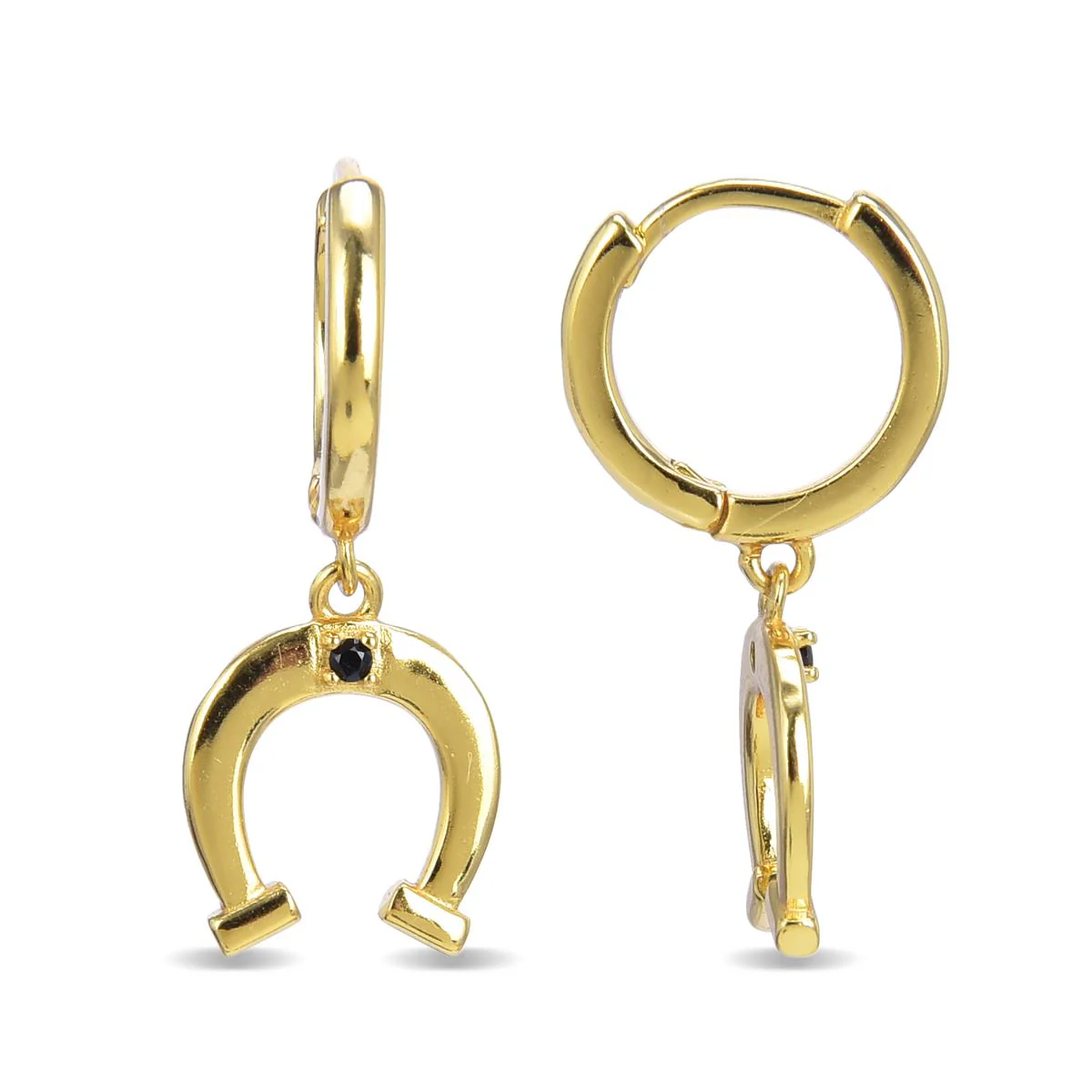 Pendientes Shane Plata De Ley 925 - Shane NEGRO