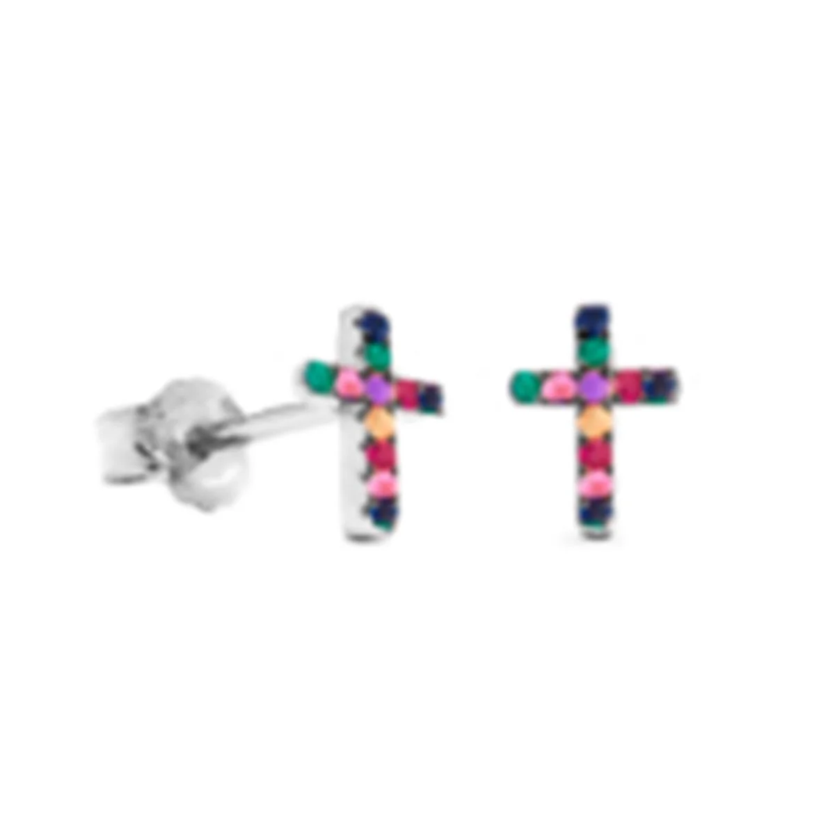 Pendientes Sharra Plata De Ley 925 - Sharra BLANCO