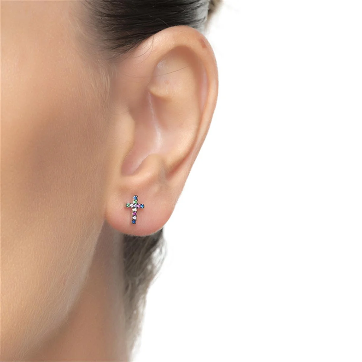 Pendientes Sharra Plata De Ley 925 - Sharra BLANCO - Image 2