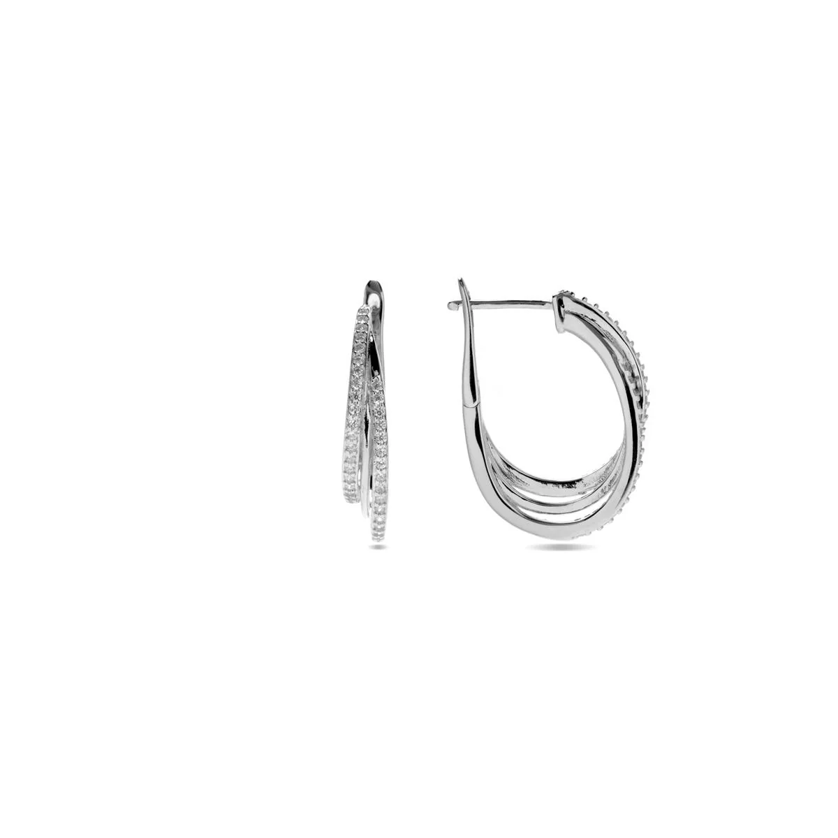 Pendientes Shatt Plata De Ley 925 - Shatt BLANCO