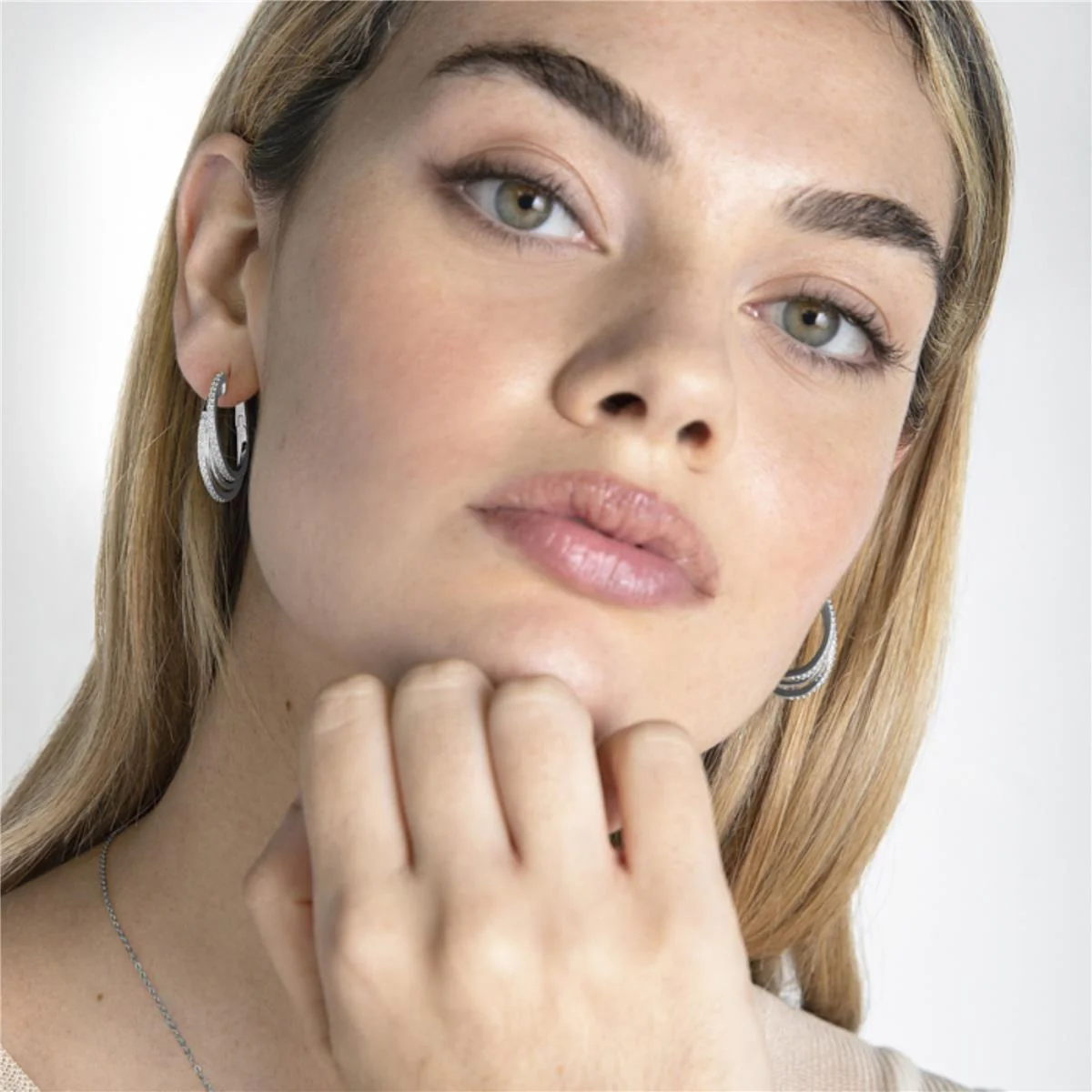 Pendientes Shatt Plata De Ley 925 - Shatt BLANCO - Image 6