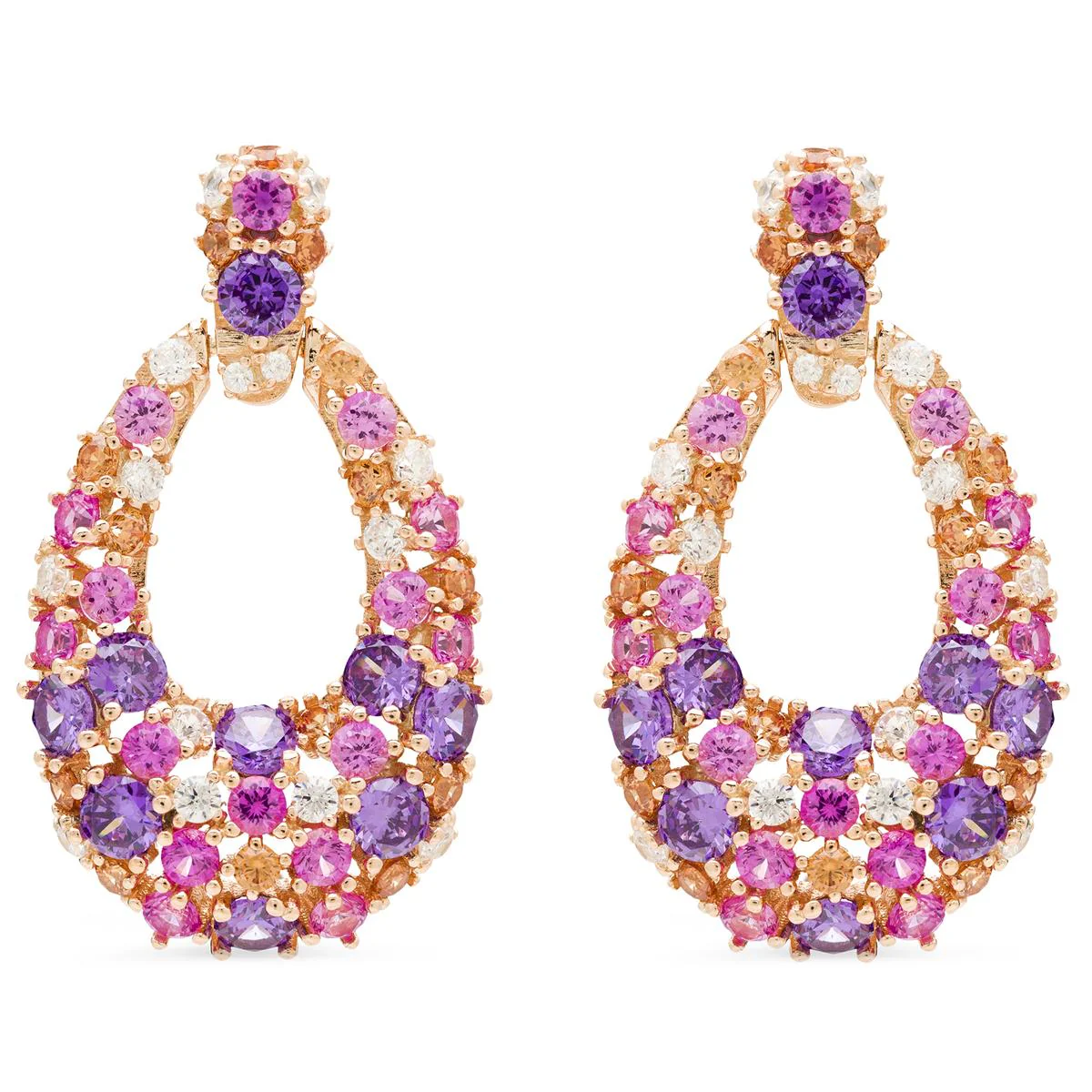 Pendientes Shi Plata De Ley 925 - Shi MULTICOLOR