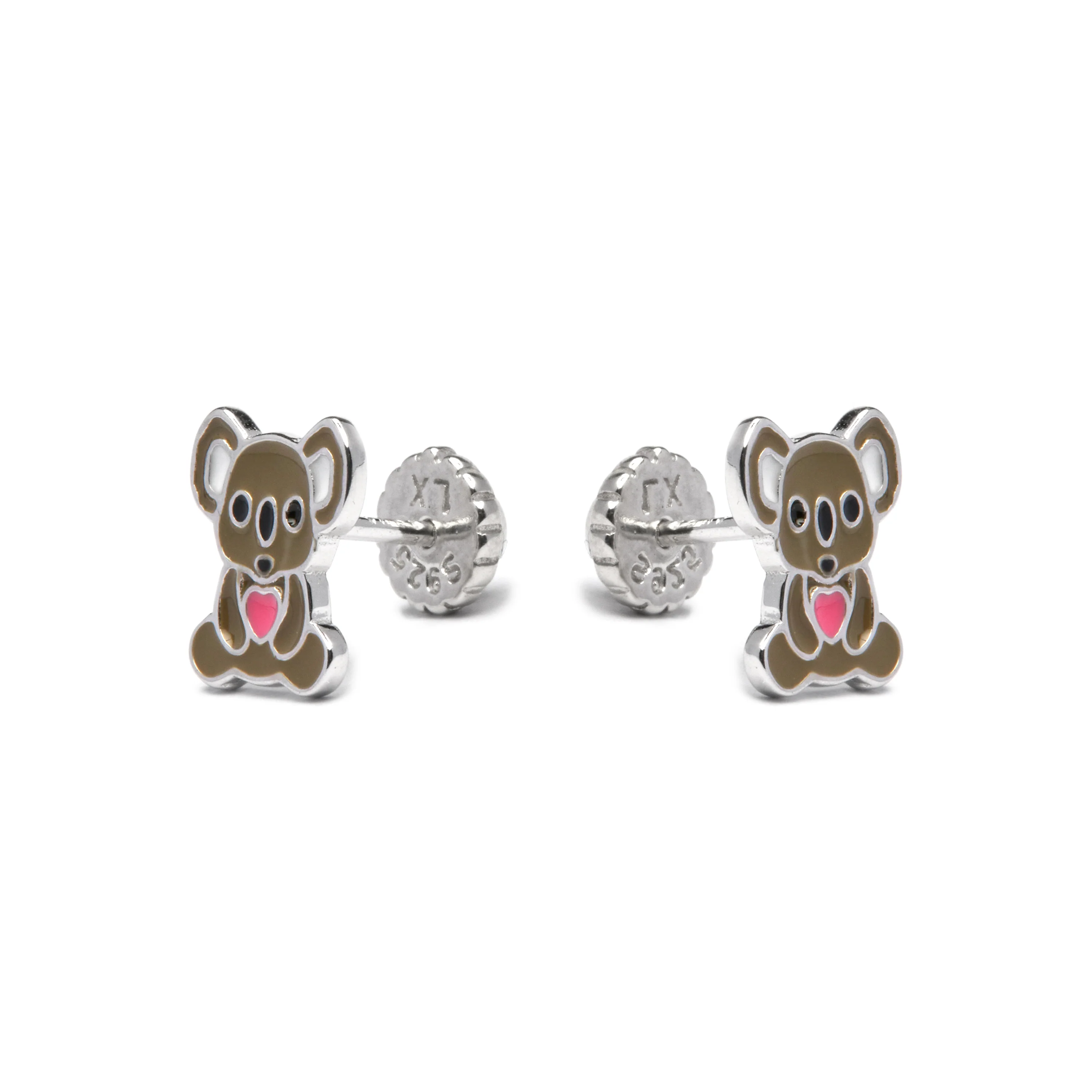 Pendientes de Plata de Ley 925 acabados en rodio - Shiro - Image 3