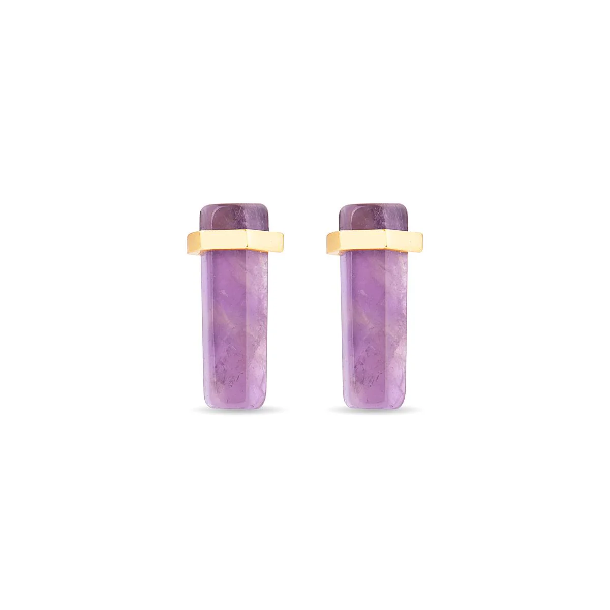 Pendientes Shiva Plata De Ley 925 - Shiva MORADO