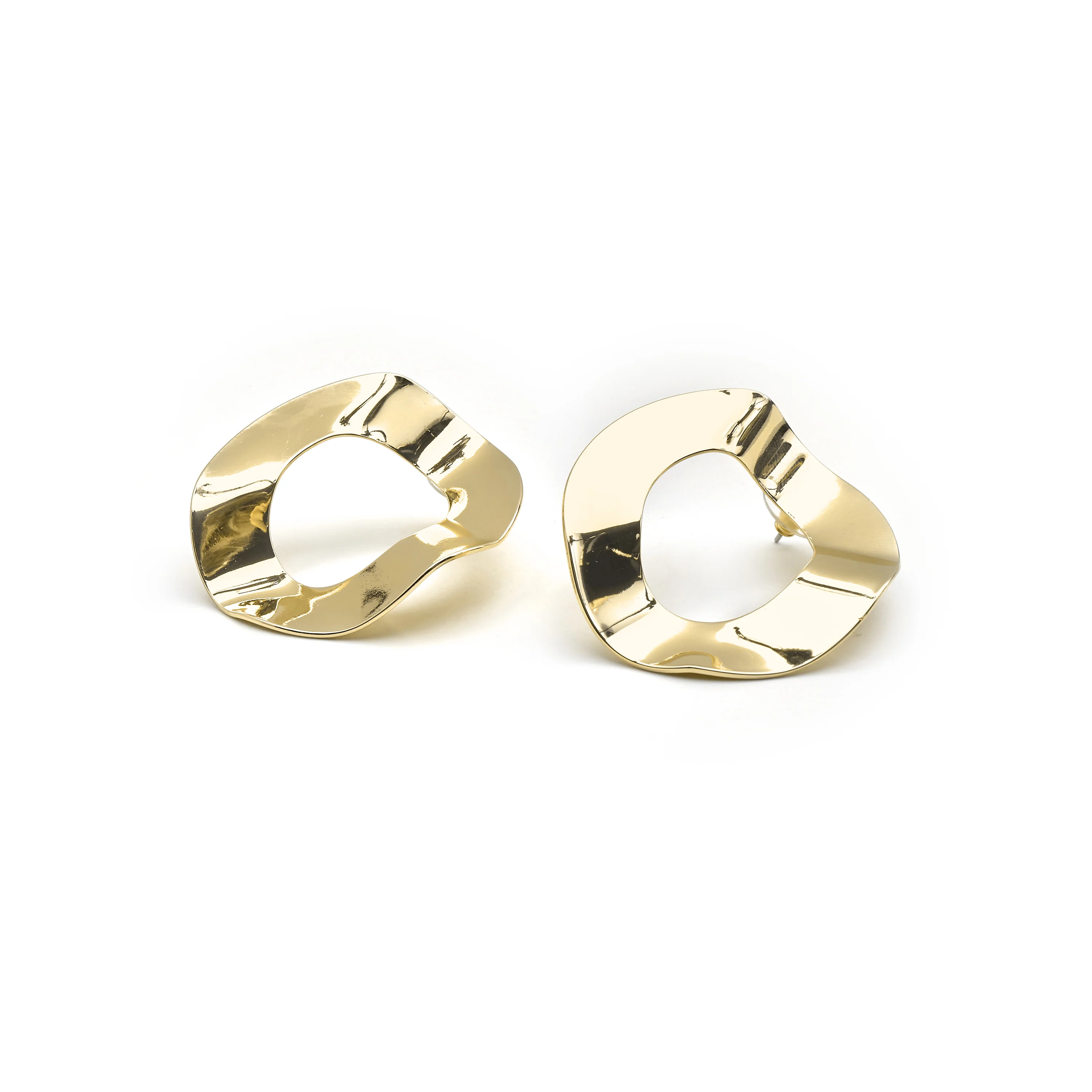 Pendientes acabado oro 18k - Shumi - Image 4