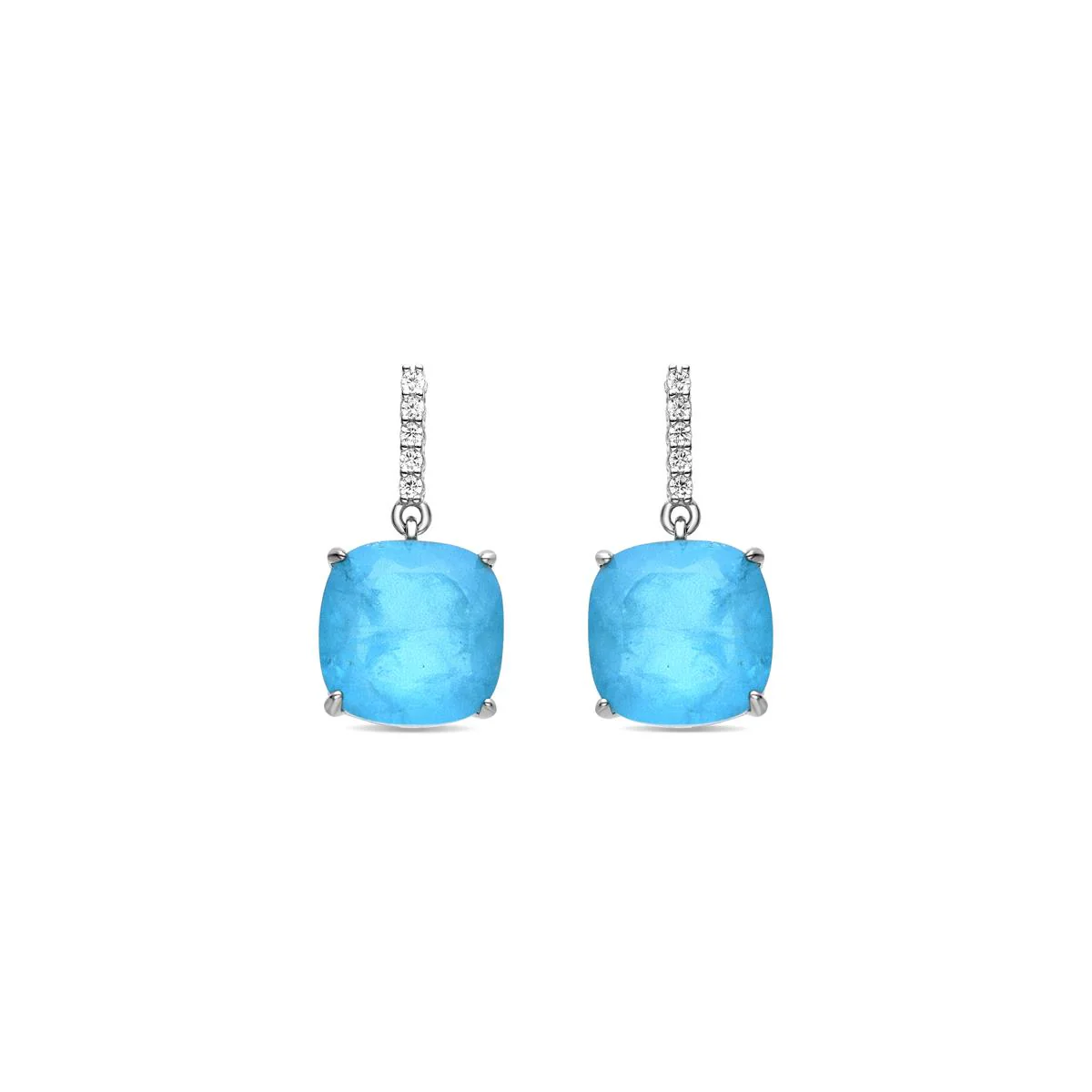 Pendientes Shune Plata de Ley 925 - Shune VERDE