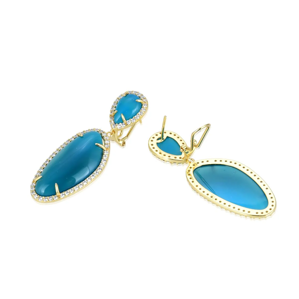 Pendientes Sibbar Plata De Ley 925 - Sibbar AZUL - Image 3