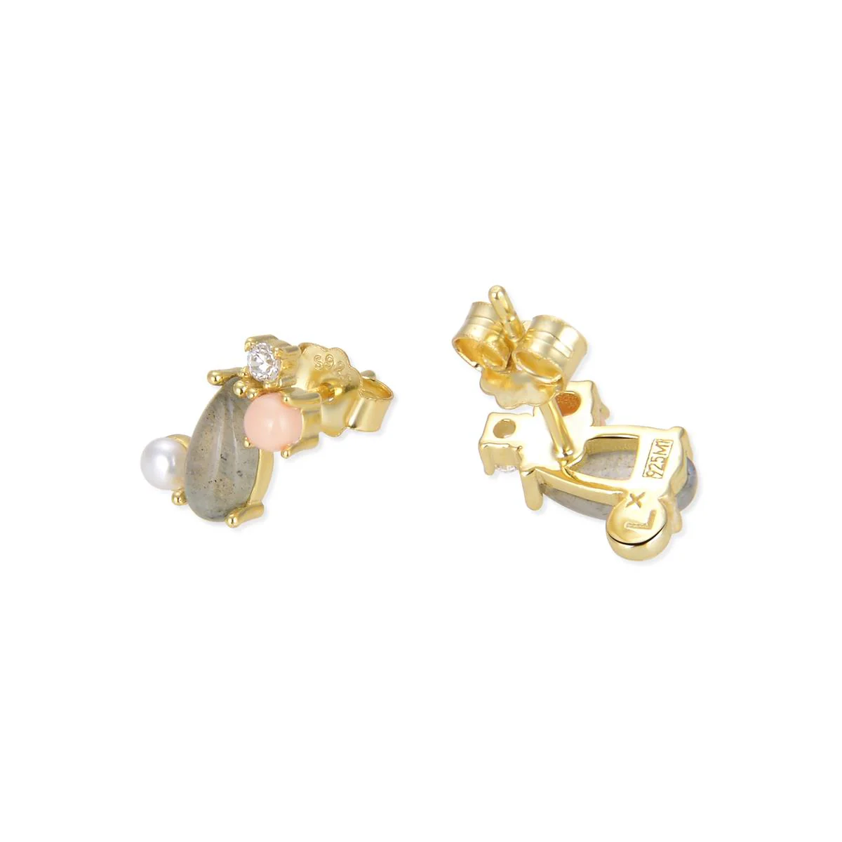 Pendientes Simly Plata De Ley 925 - Simly MULTICOLOR - Image 3