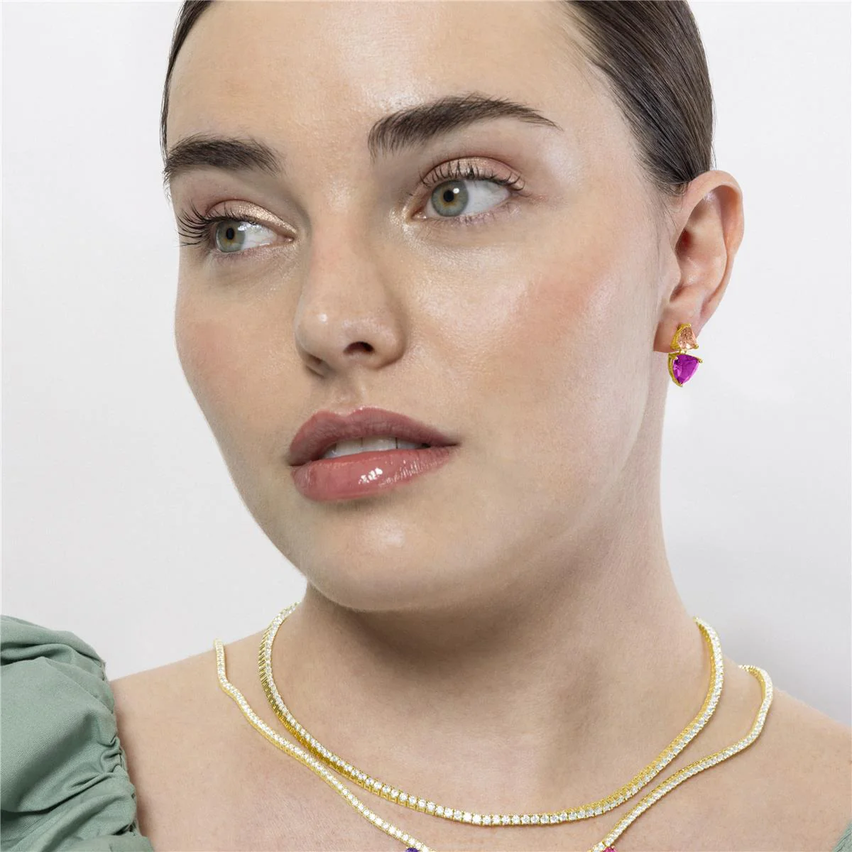 Pendientes Simtul Plata de Ley 925 - Simtul AMARILLO - Image 2