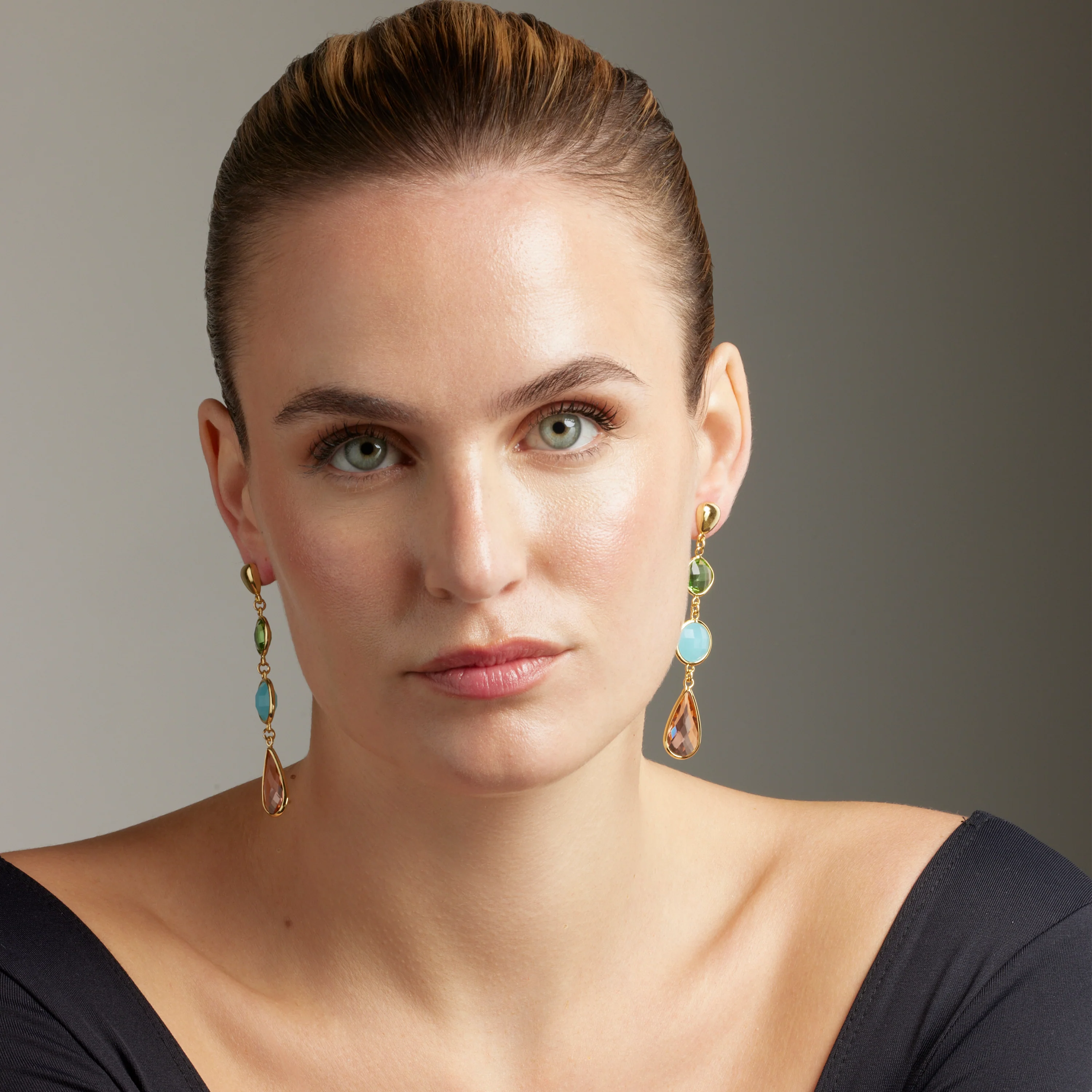 Pendientes acabado en oro amarillo 18K - Sitin - Image 6