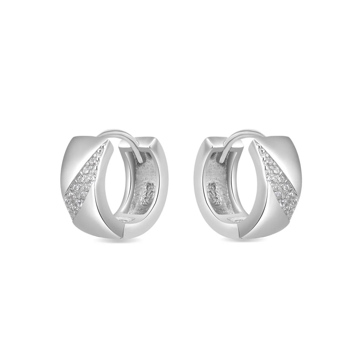 Pendientes Siyu Plata De Ley 925 - Siyu BLANCO