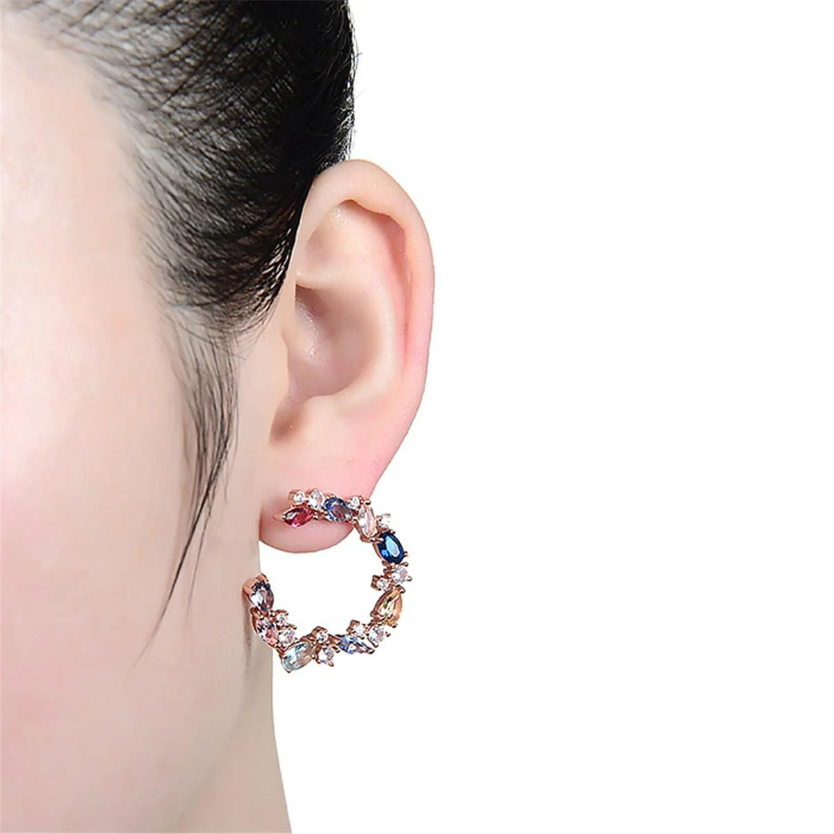 Pendientes Sobef Plata De Ley 925 - Sobef MULTICOLOR - Image 2