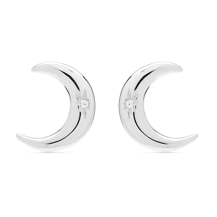 Pendientes de Plata de Ley 925 con Circonita Brillante acabados en rodio - Sonson
