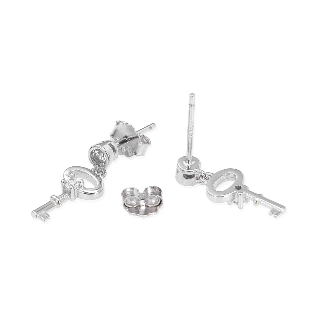 Pendientes Sotla Plata De Ley 925 - Sotla BLANCO - Image 3