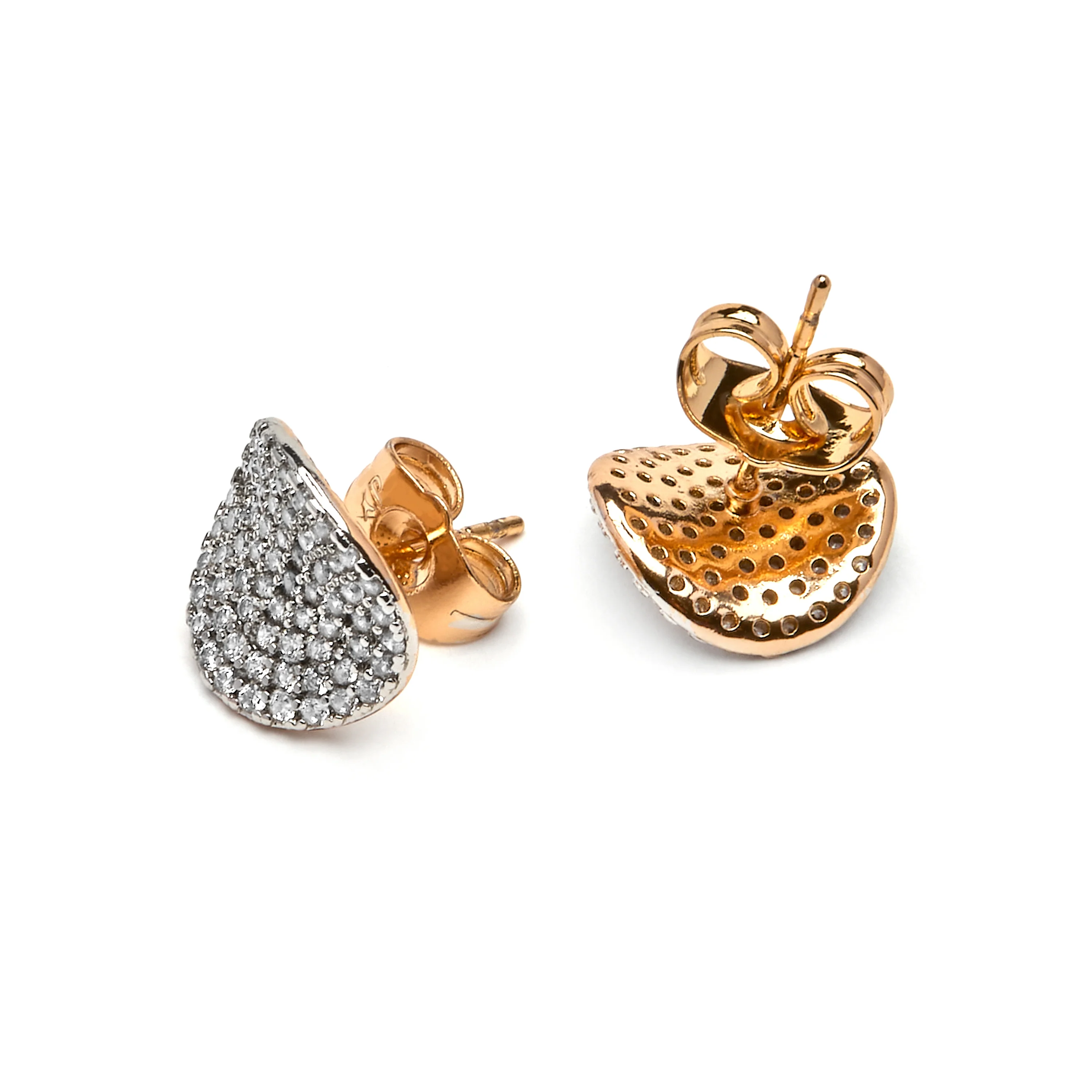 Pendientes acabado plata y Circonita Brillante - Gilmet - Image 4