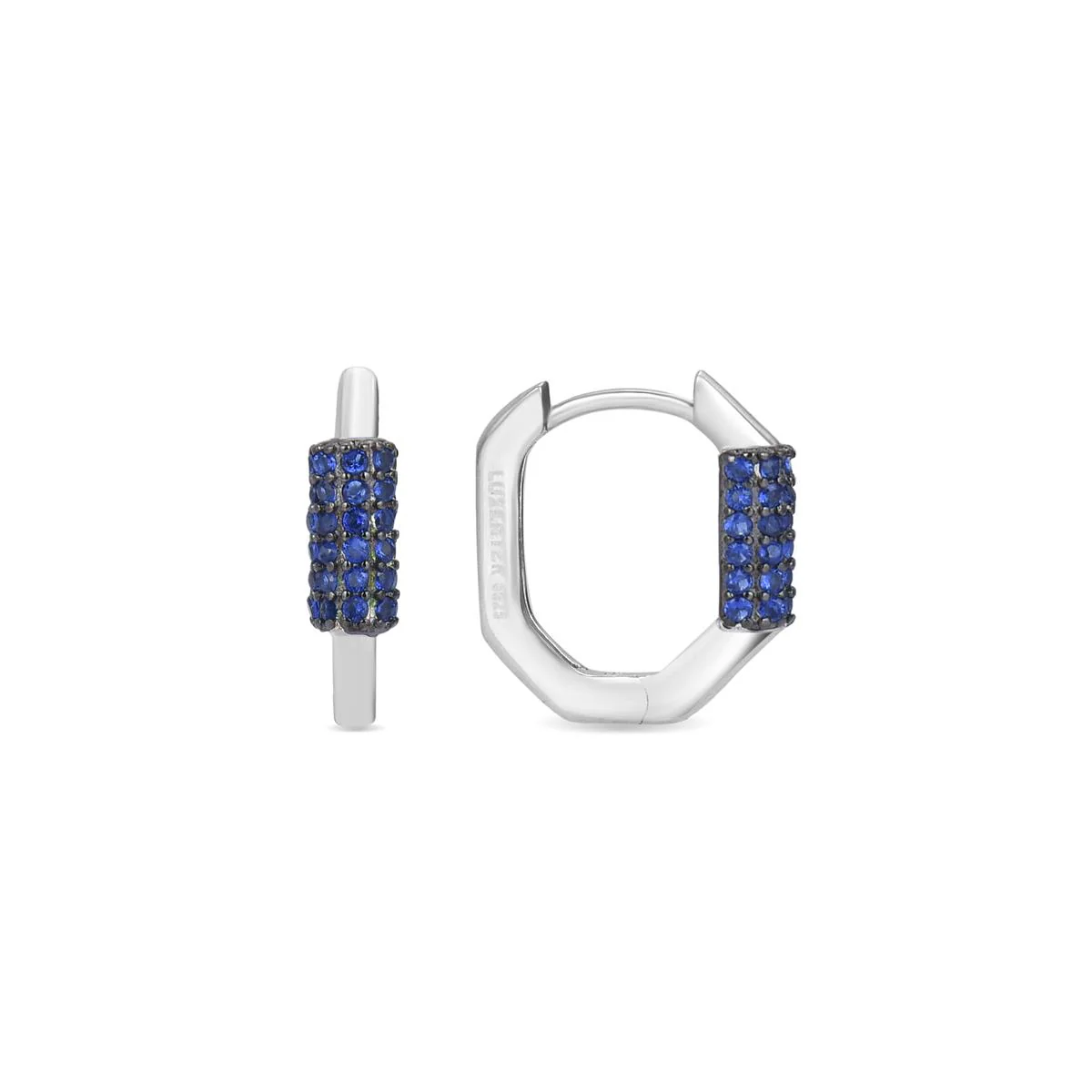 Pendientes Sthyha Plata de Ley 925 - 14mm - Sthyha AZUL