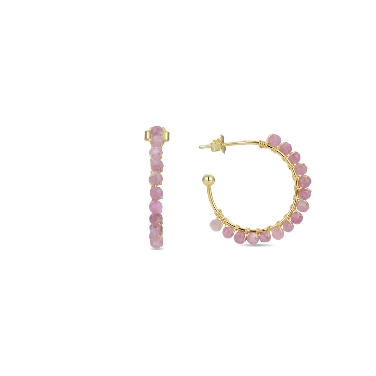 Pendientes Stye Plata De Ley 925 - Stye ROSA